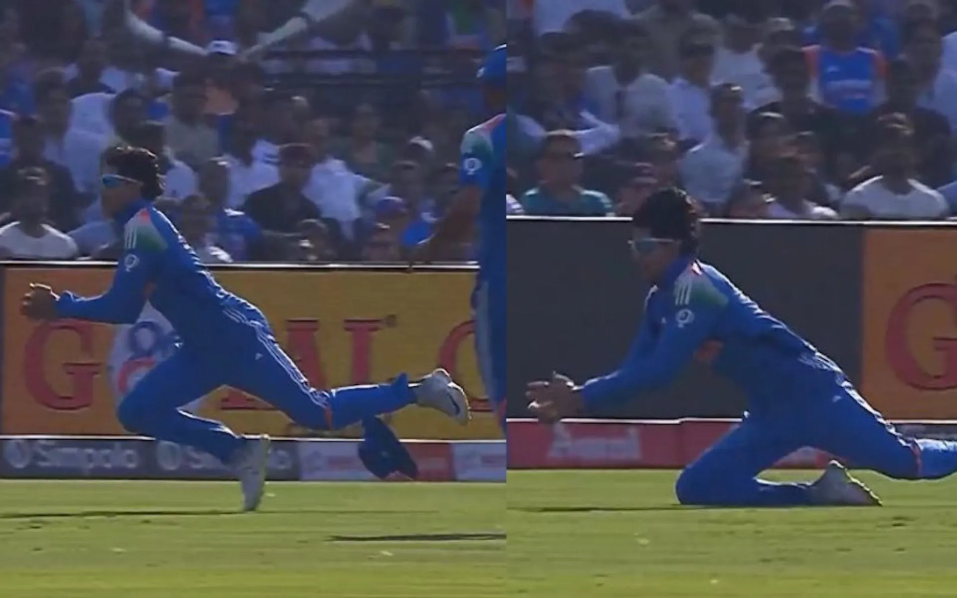 Shubman Gill's catch in 2nd ODI (Source:@BCCI/X.com)