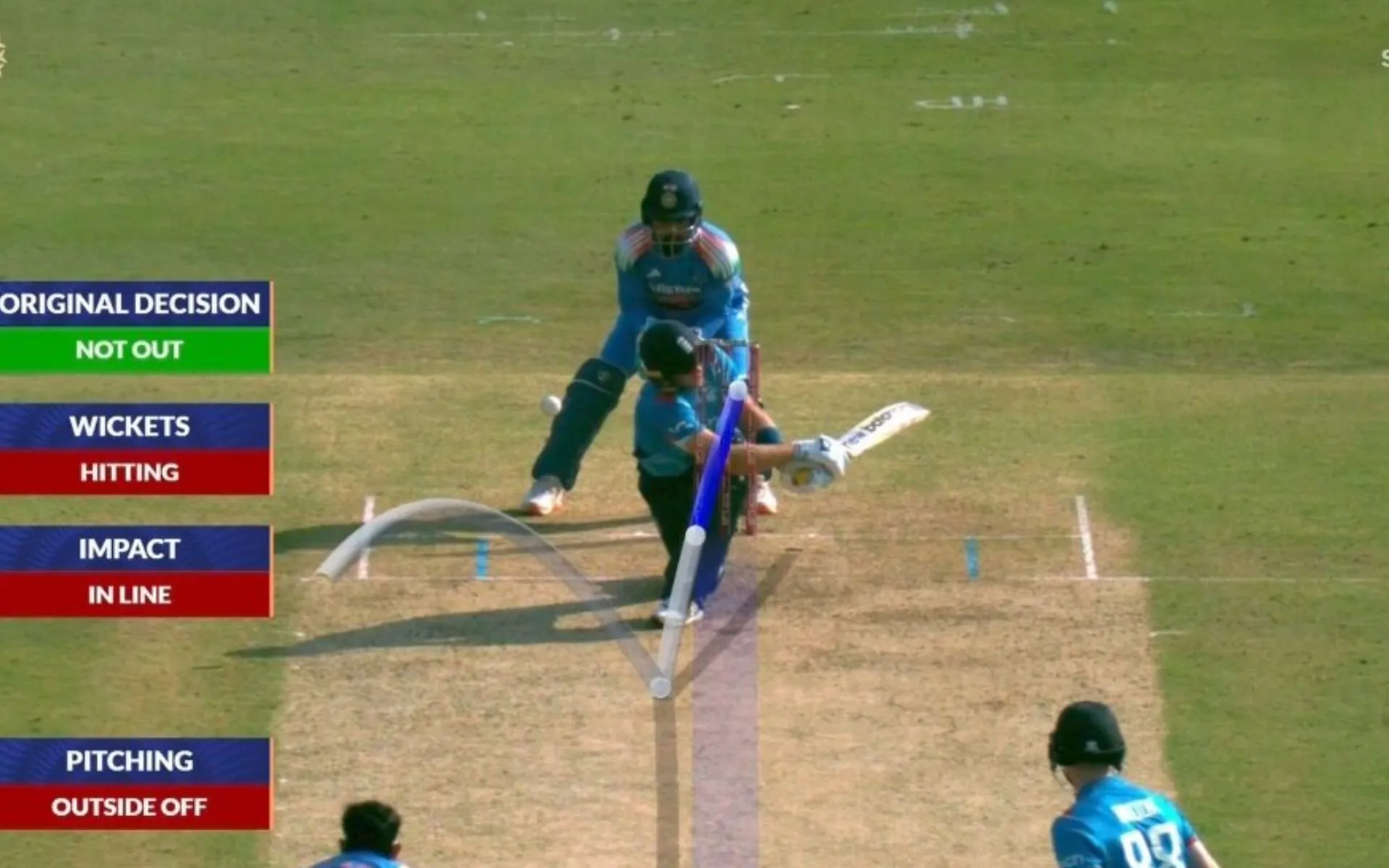 KL Rahul misjudged the DRS call vs Joe Root [Source: @BottomEdge/x.com]