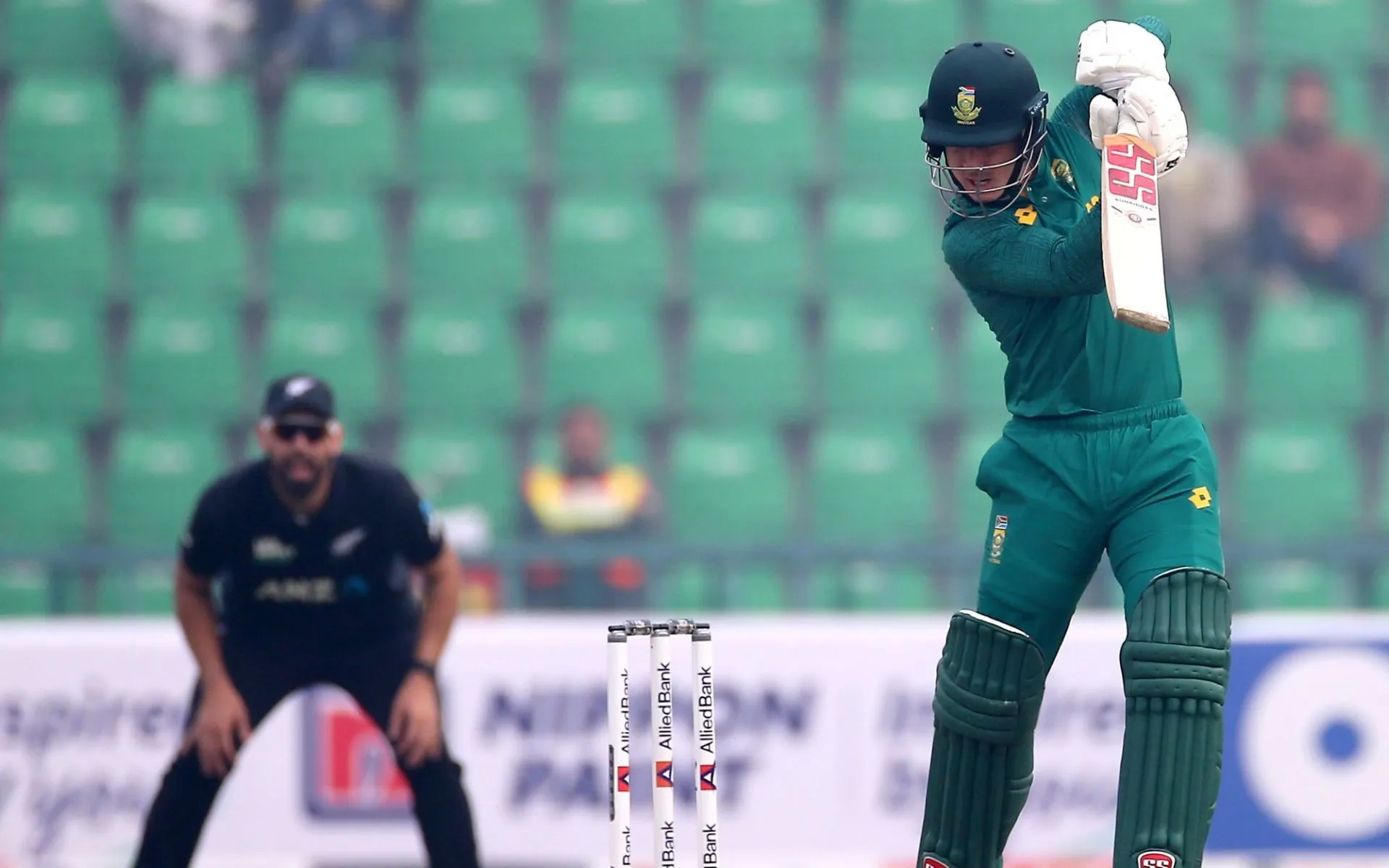 Matthew Breetzke smashes century in his ODI debut [Source: @LawrenceBailey0/X.com]