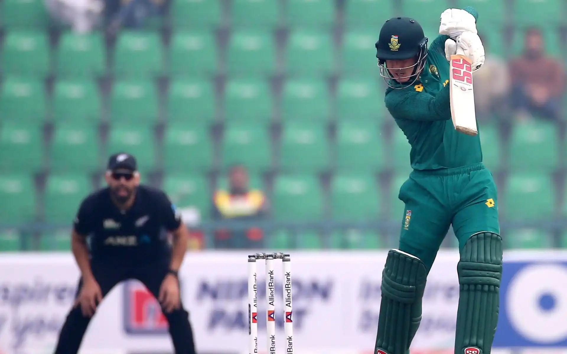 Matthew Breetzke smashes century in his ODI debut [Source: @LawrenceBailey0/X.com]