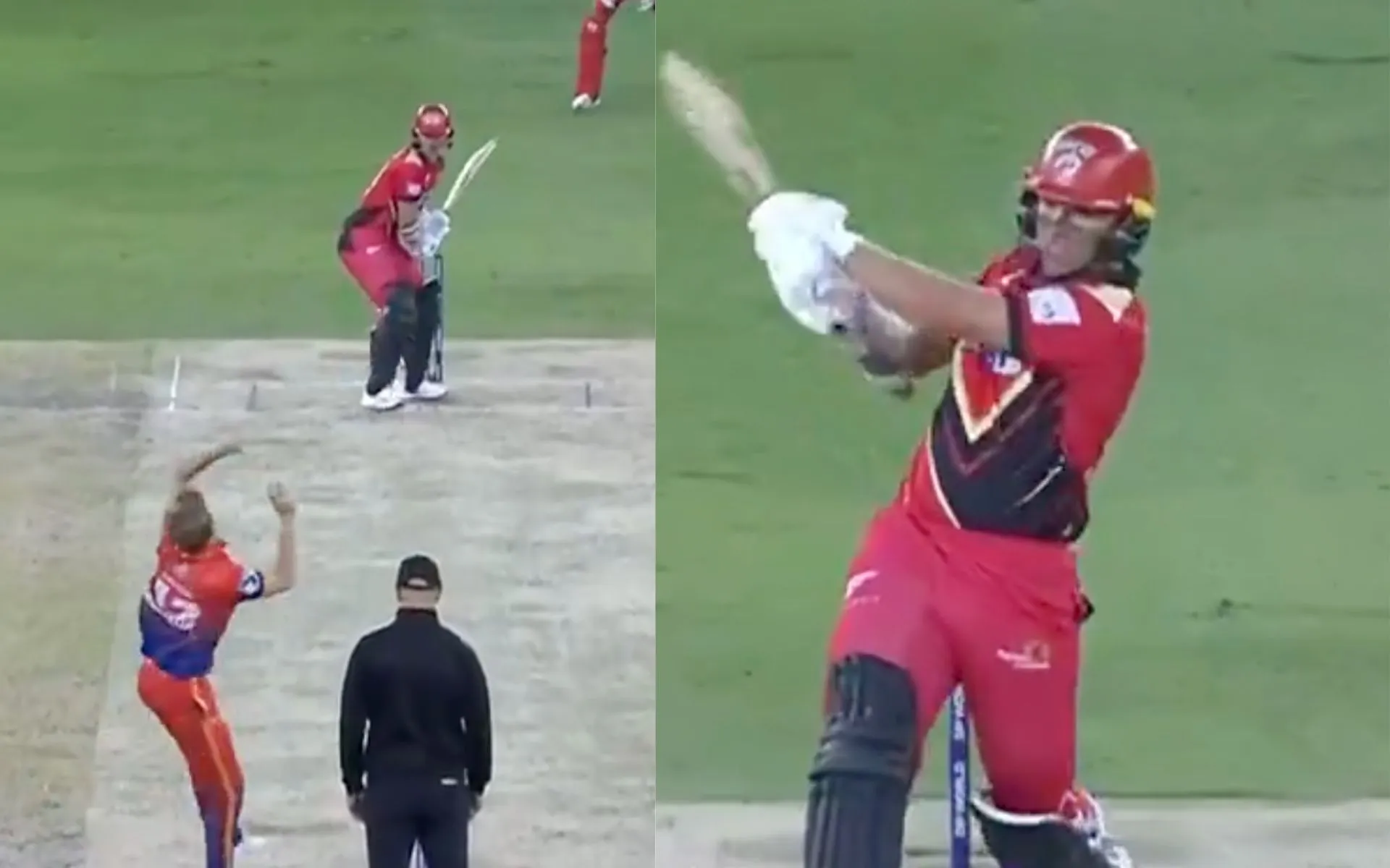 Curran smashes 117m six [Source: @mufaddal_vohra/X.com]
