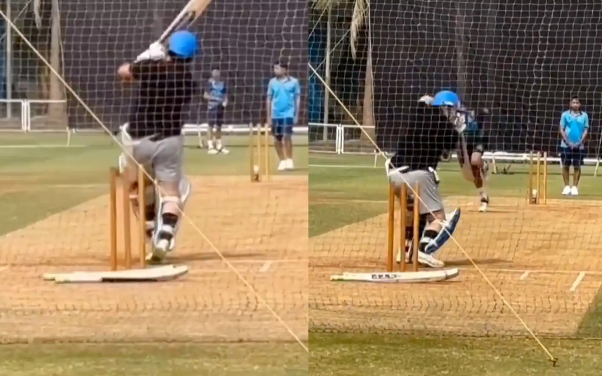 Sachin Tendulkar  Training - (Source:@ScreenGrab)