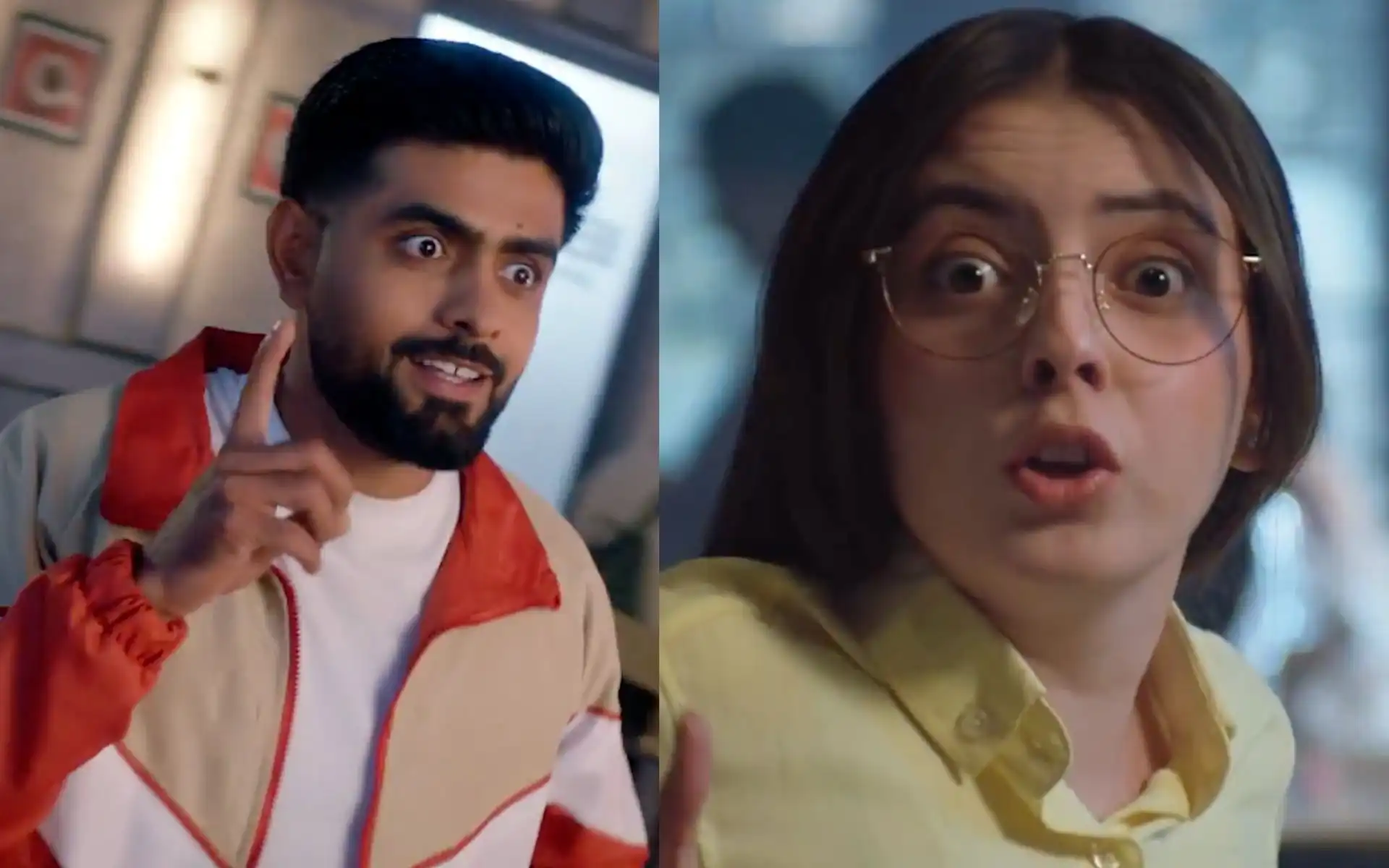 Babar Azam in a viral advertisement (Source:@Ufone/X.com)