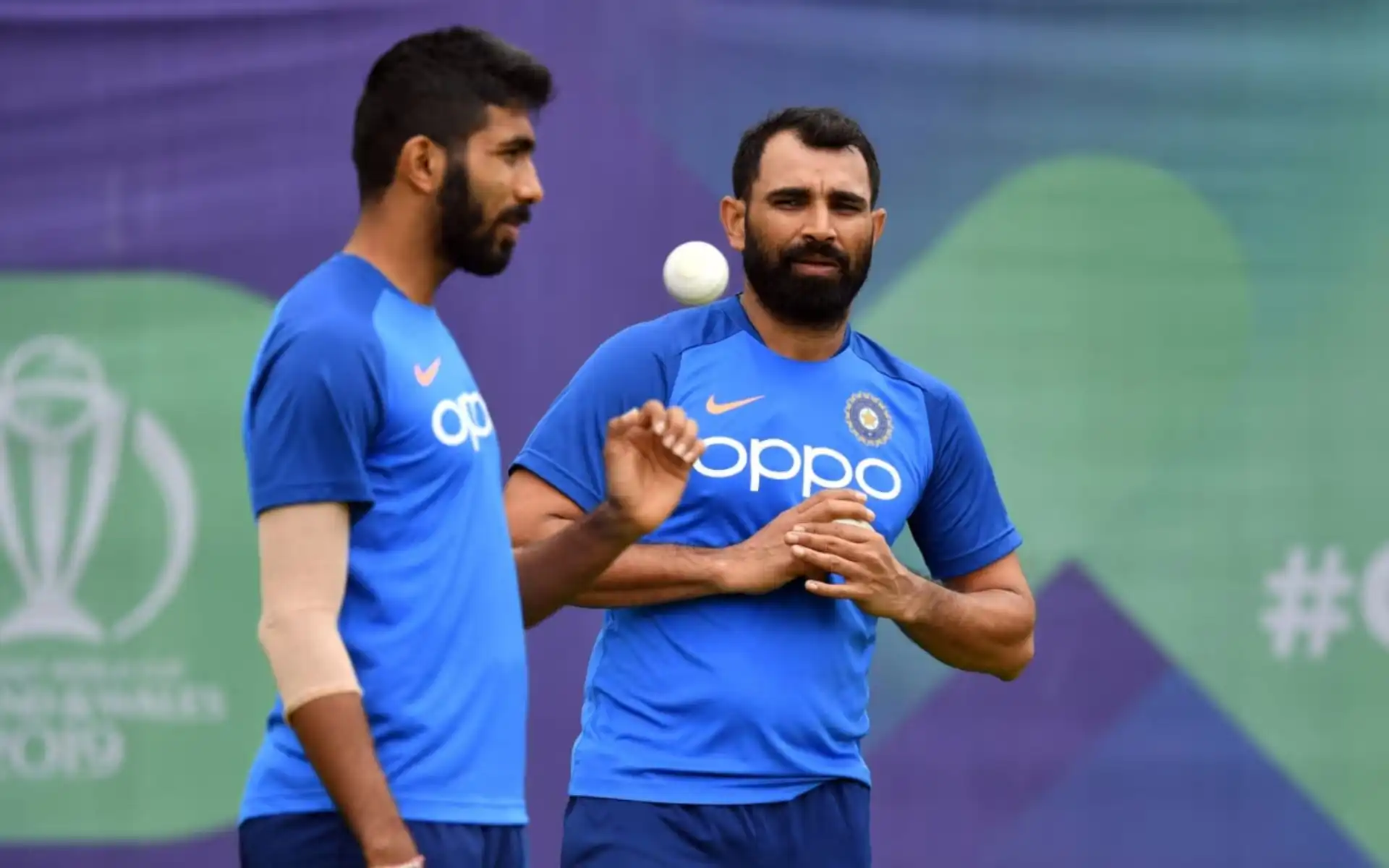 Jasprit Bumrah and Mohammad Shami [Source: AFP]