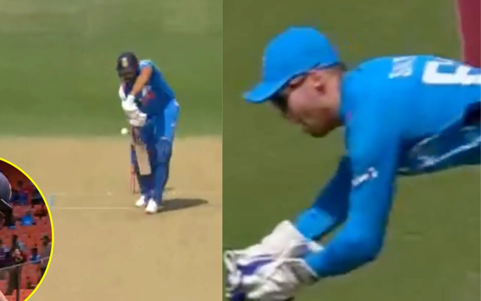 Rohit dismissed [Source: @OneCricketApp/X.com]
