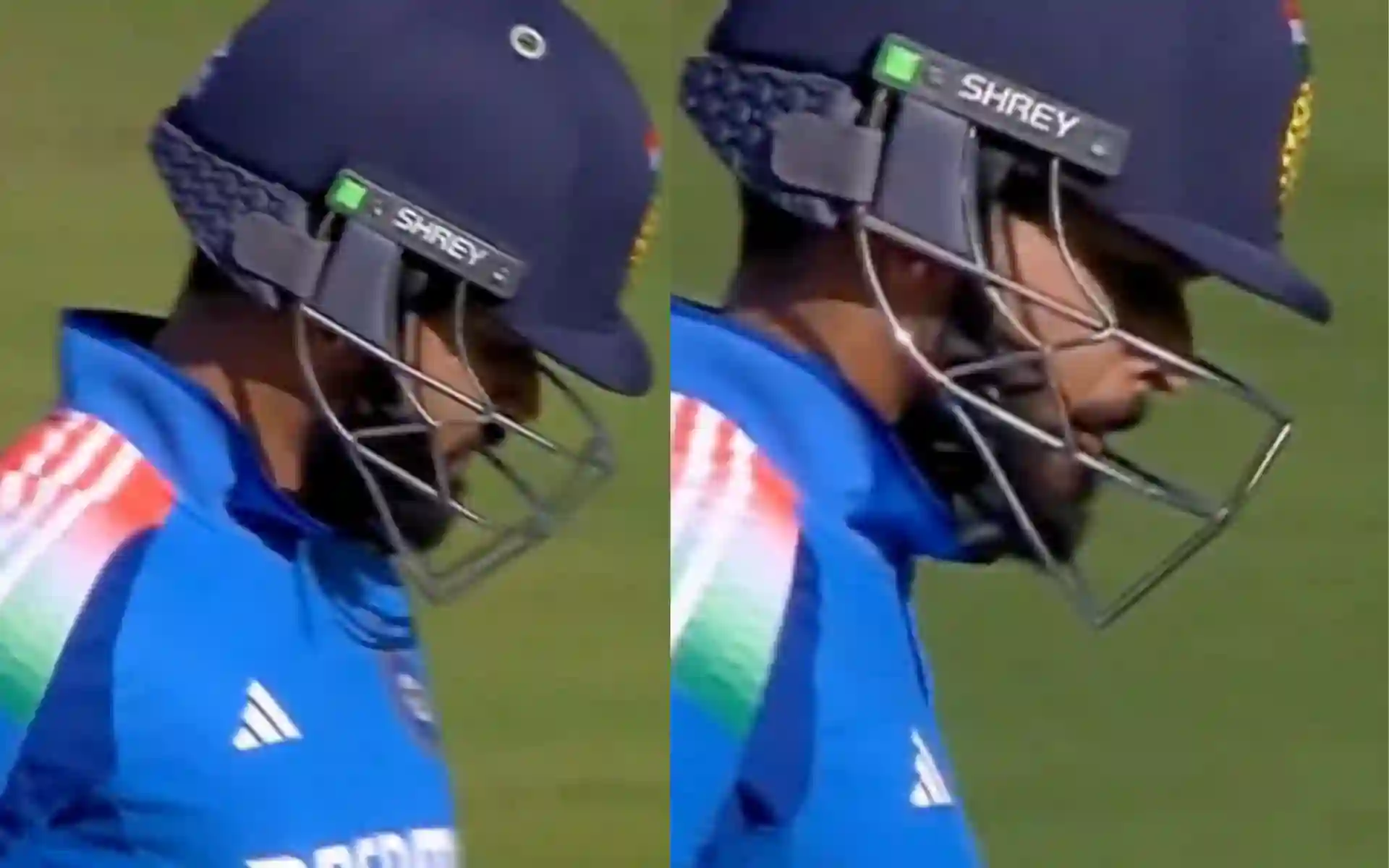 Shreyas Iyer left in shock [Source: @kuchbhi12341416/X.com]
