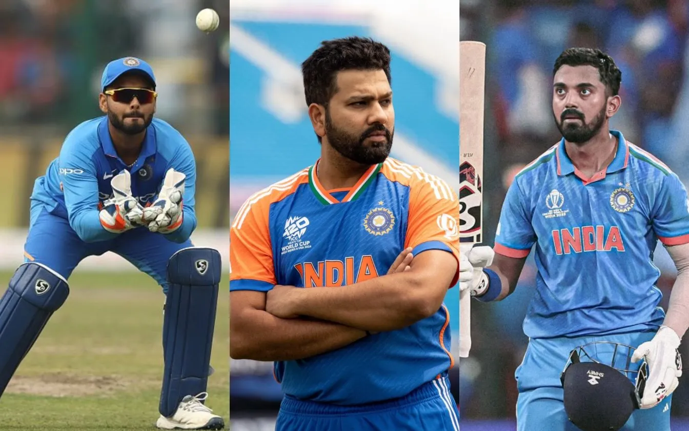 Rohit Sharma should choose KL Rahul over Rishabh Pant in India's Playing XI for CT 2025 [Source: @ImRo45/X.com]