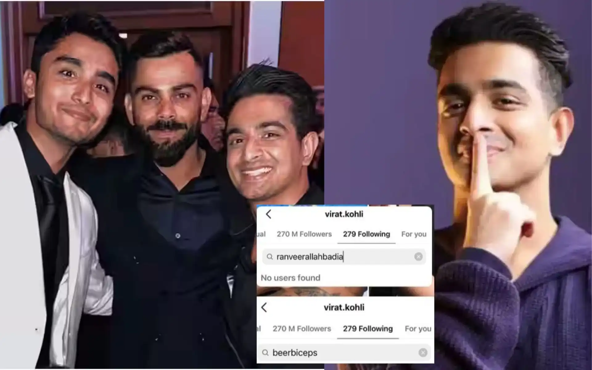 Virat Kohli Unfollows Ranveer Allahbadia Amid Controversial Comments On Samay Raina's Show
