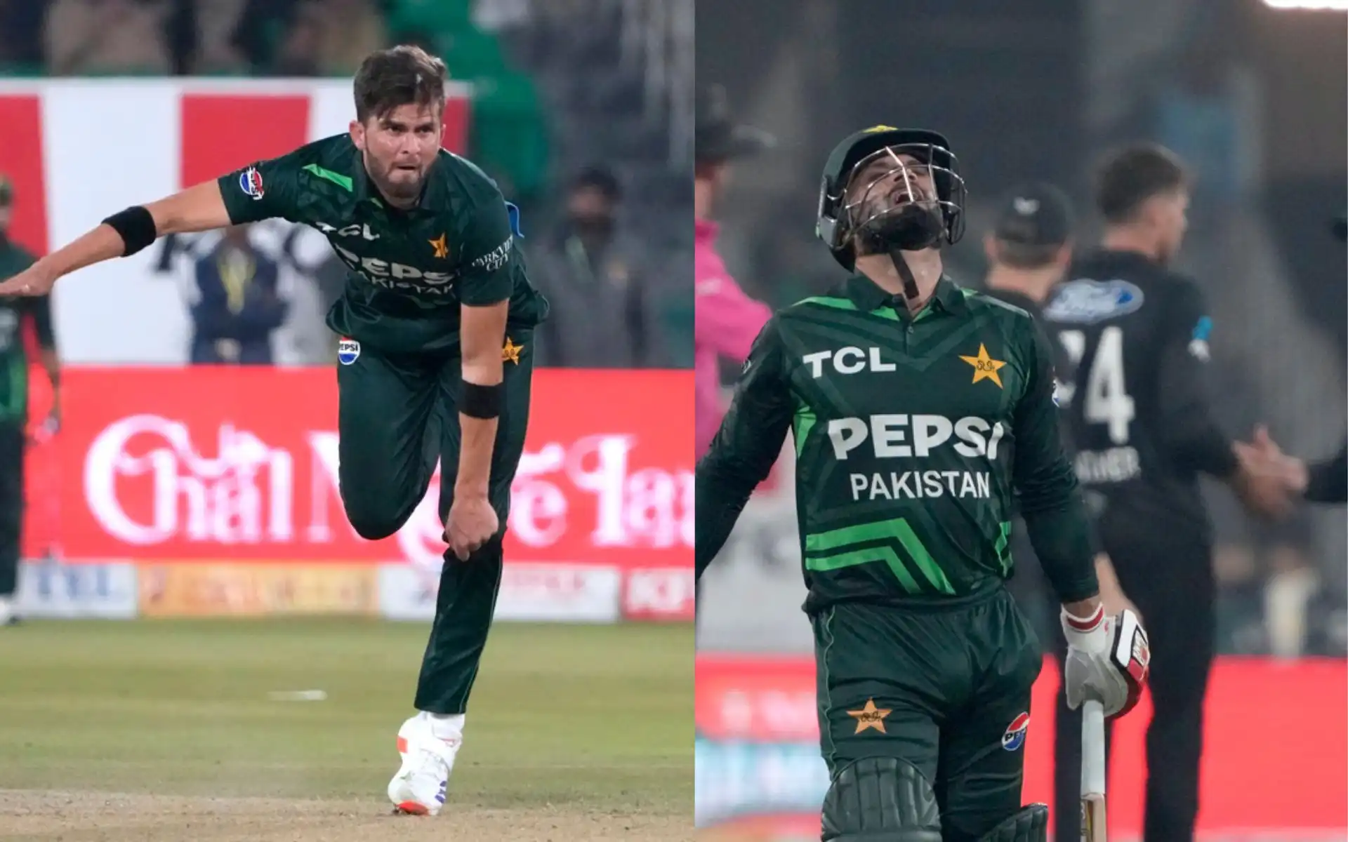 Shaheen Afridi and Kamran Ghulam (Source:AP)