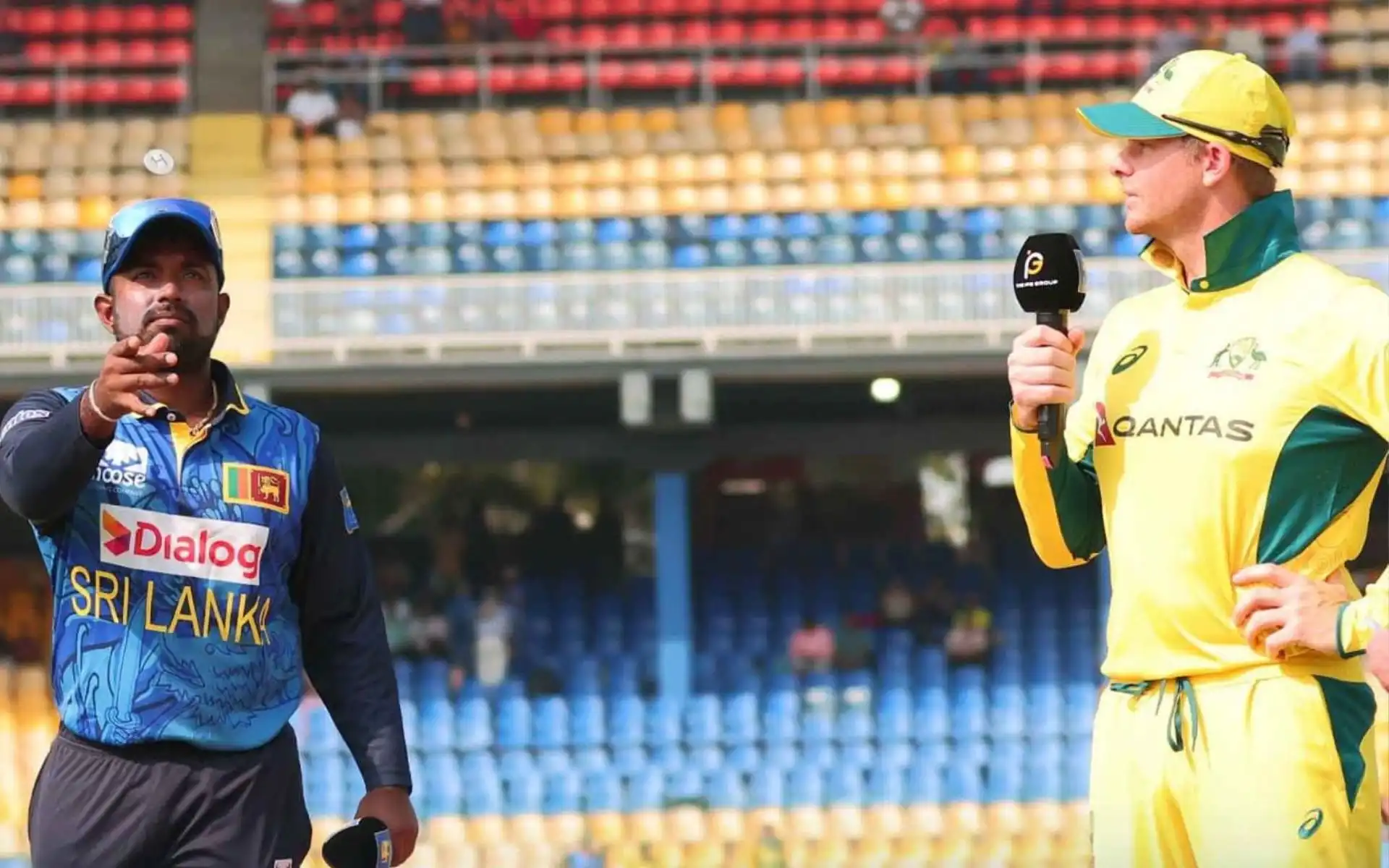 Sri Lanka vs Australia 2nd ODI. [Source - SLC/x.com]