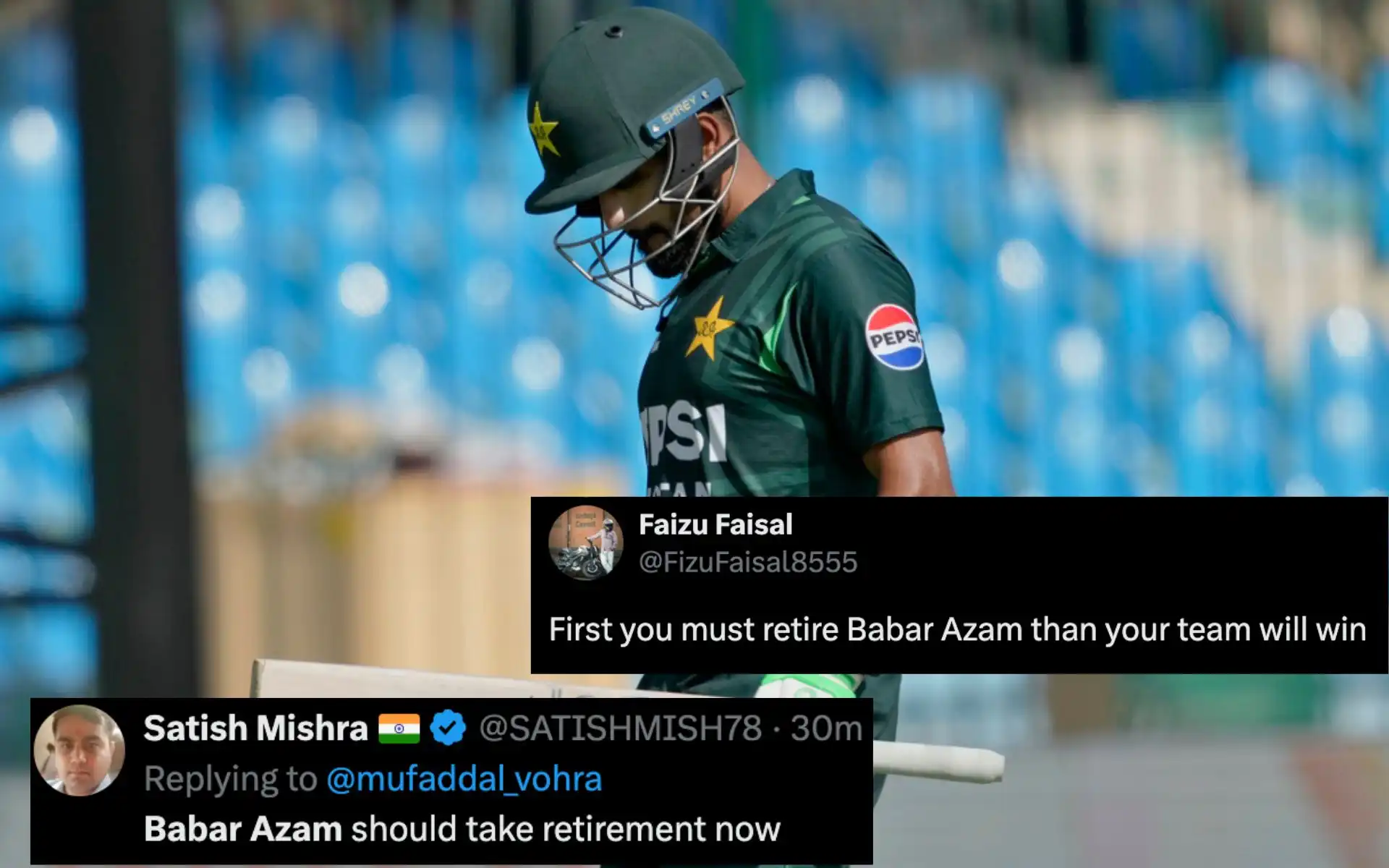 Babar Azam fails to make significant impact (Source:AP)