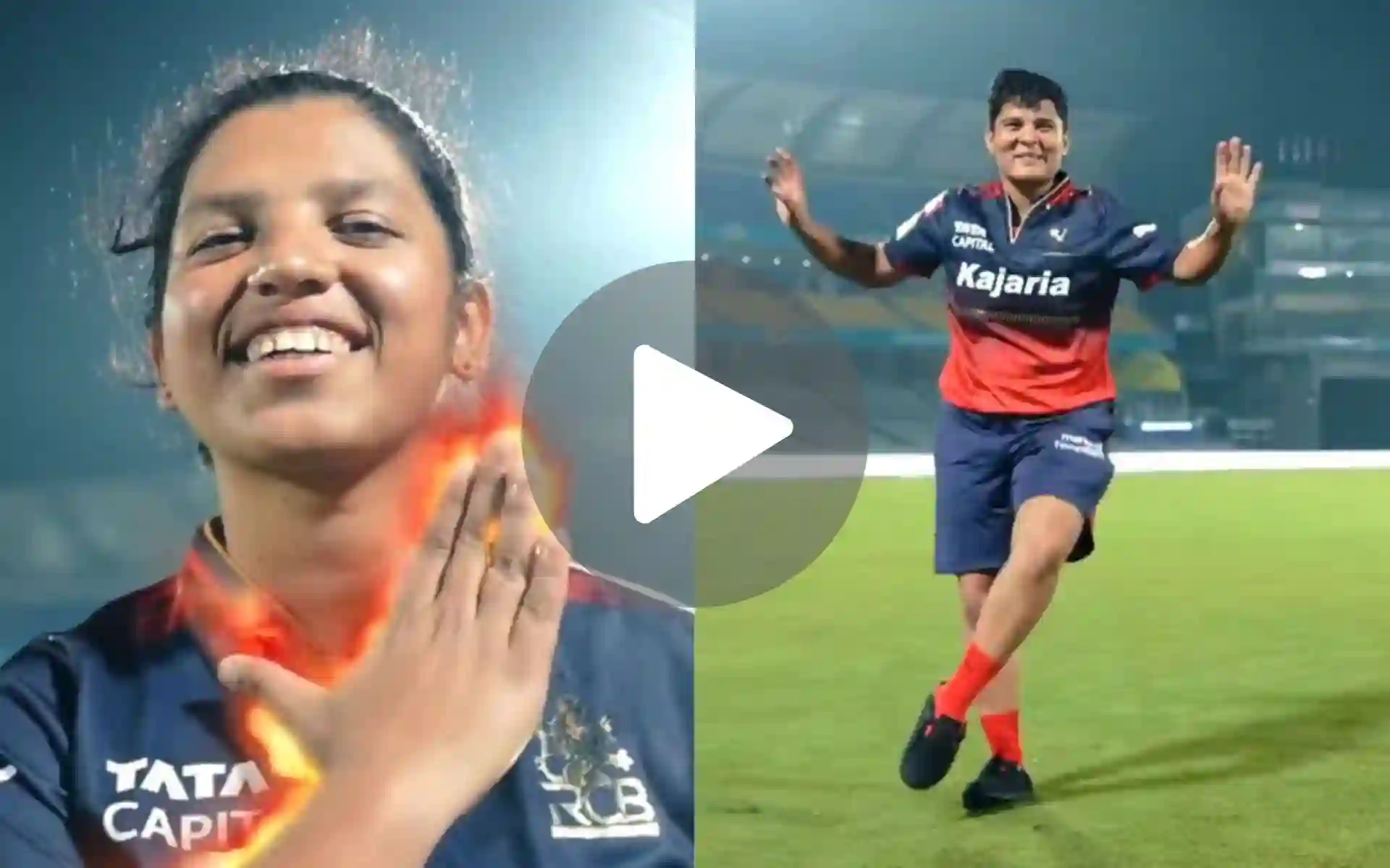 [Watch] Richa Ghosh Does Pushpa Swagger, Ahuja Performs Bhangra After RCB's Epic Win