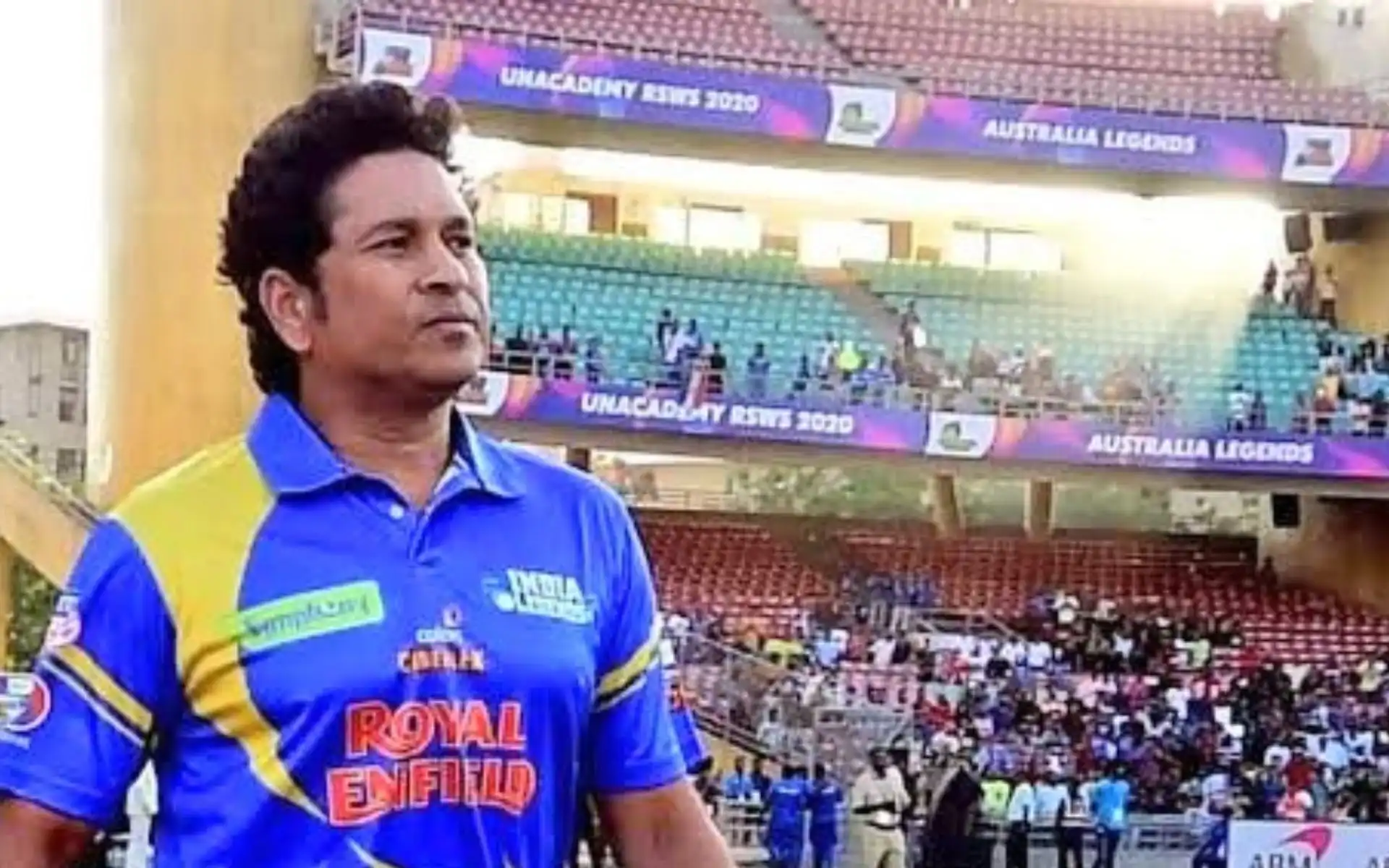 Sachin Tendulkar in IML (Source:@anandt2011,x.com)