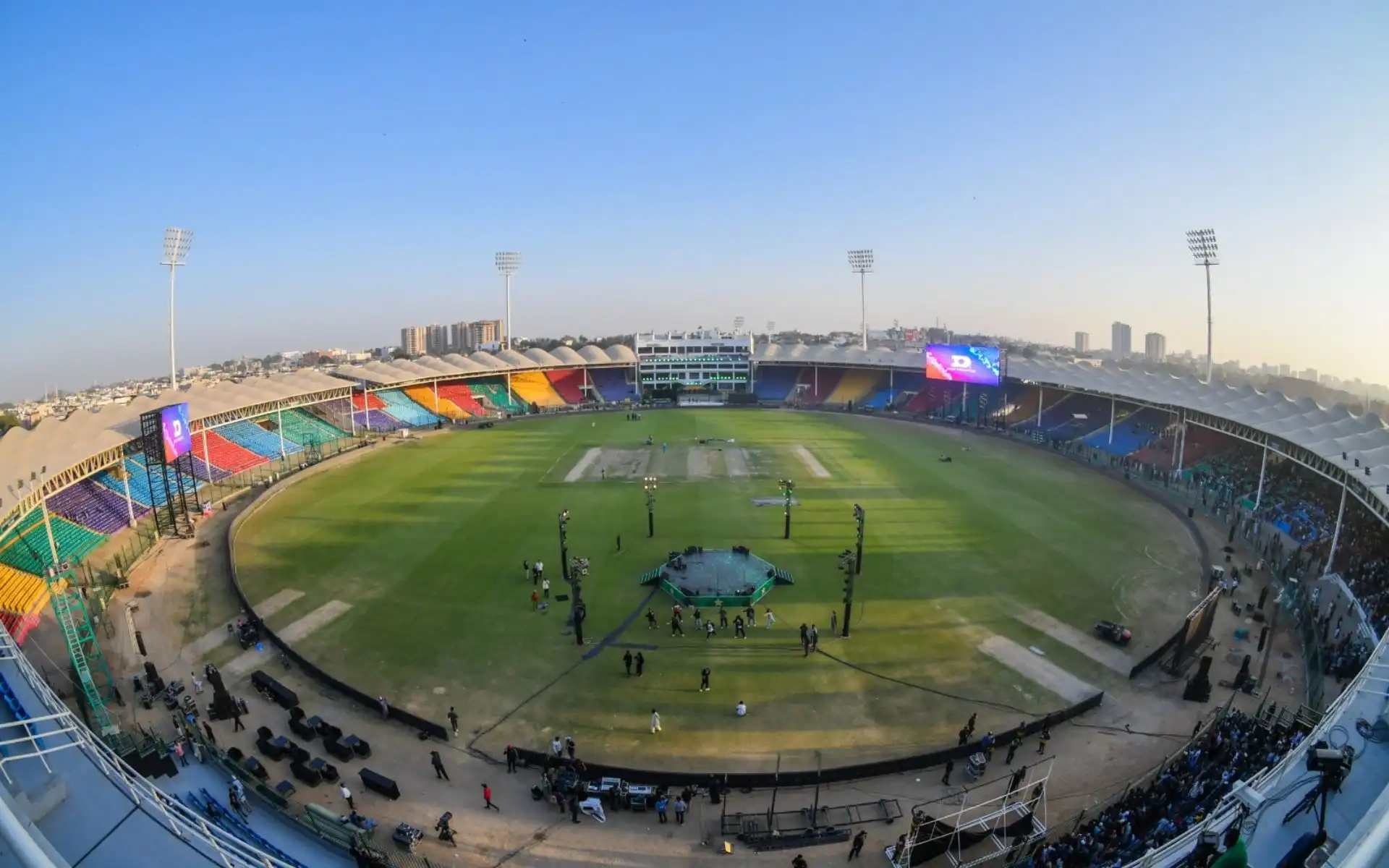 National Stadium in Karachi (Source:@ShirazHassan,x.com)