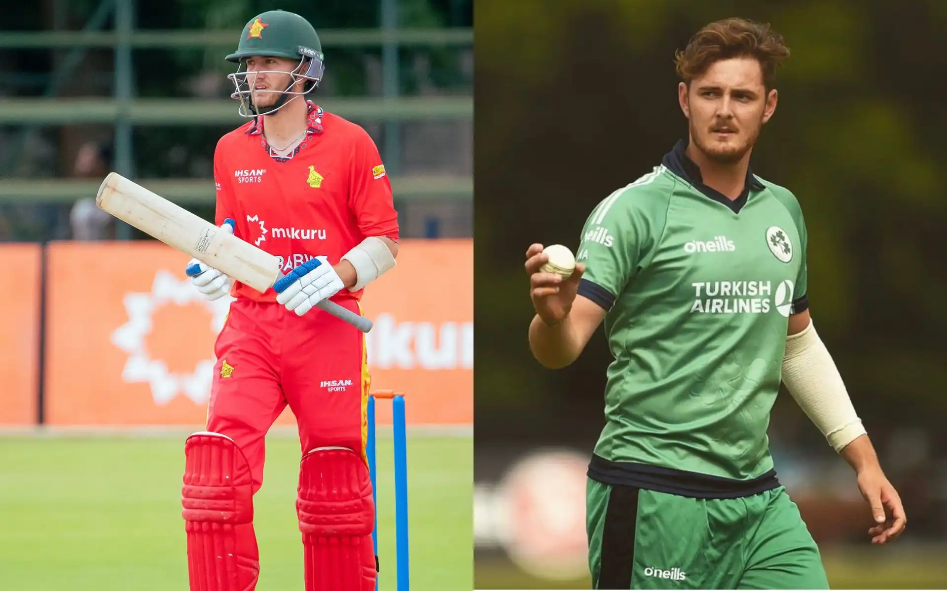 3 Captains Or Vice-Captain Choices For ZIM vs IRE 2nd ODI (Source: @ZimCricketv/x.com, @MarkkAdairr/x.com)