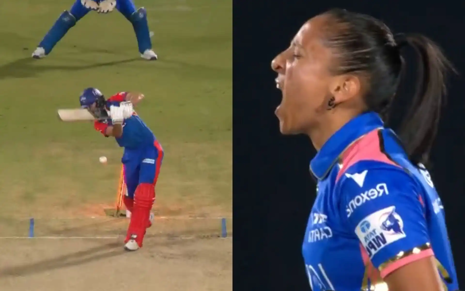 Shabnim Ismail sends off Meg Lanning [Source: @wplt20/X.com]