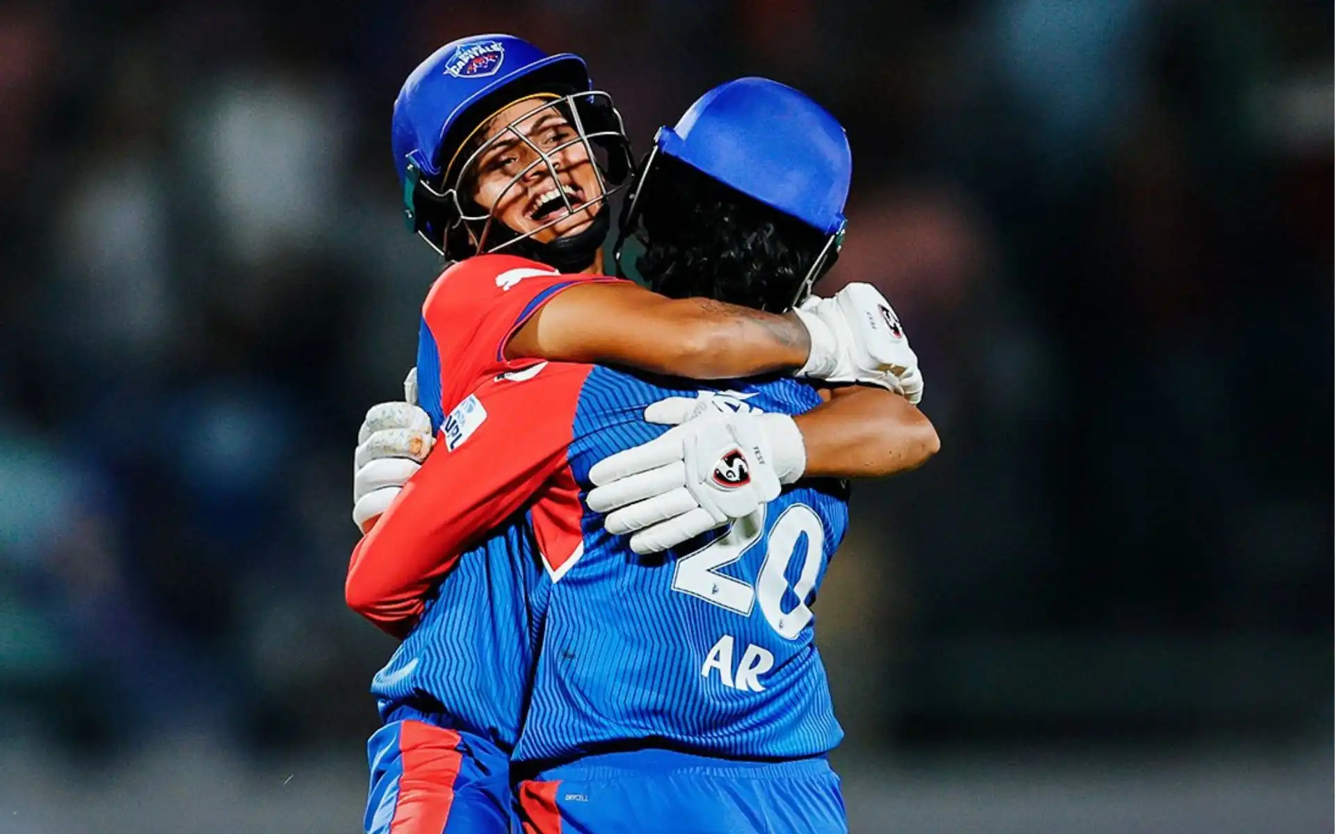 Delhi Capitals players celebrating win over MI [Source: @DelhiCapitals/x]