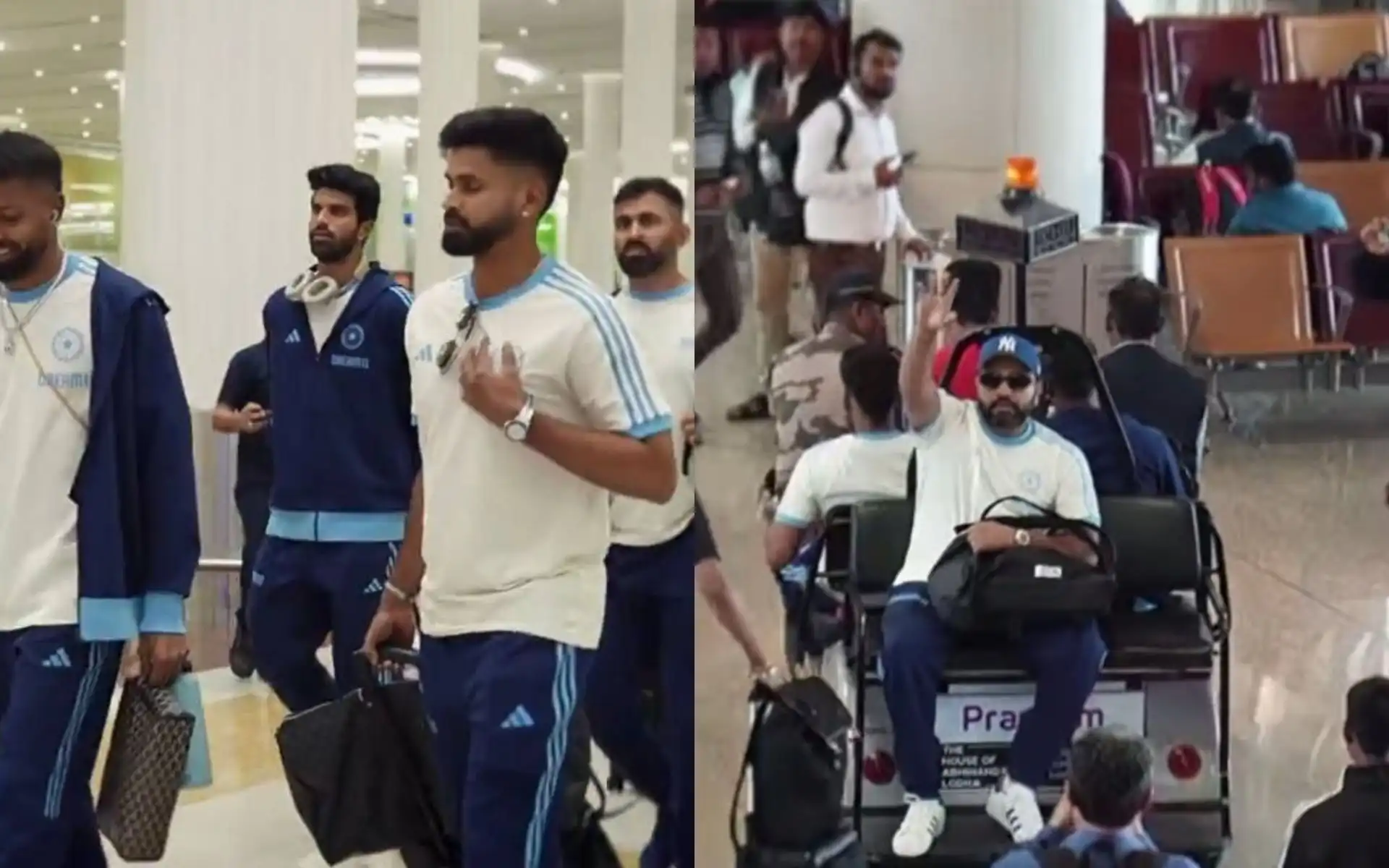 Team India land Dubai [Source: BCCI/X.com]