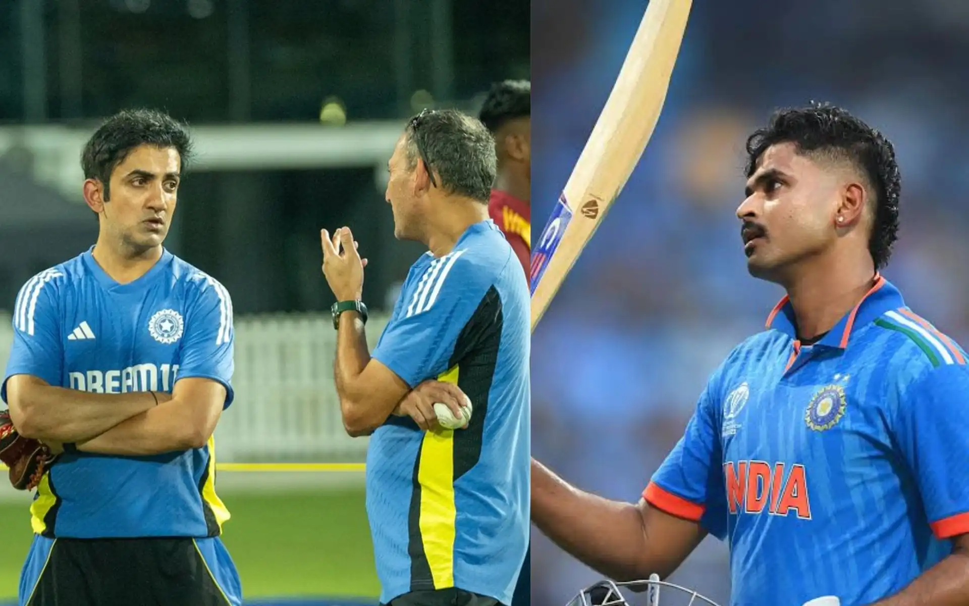 Gambhir Clashes With Agarkar [Source: @_Overcovers and @ImMayank_45/X.com]