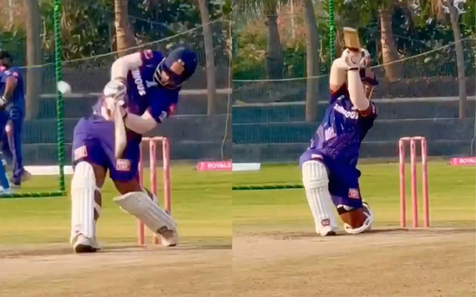Vaibhav Suryavanshi in RR's training session (Source:@rajasthanroyals/X.com)