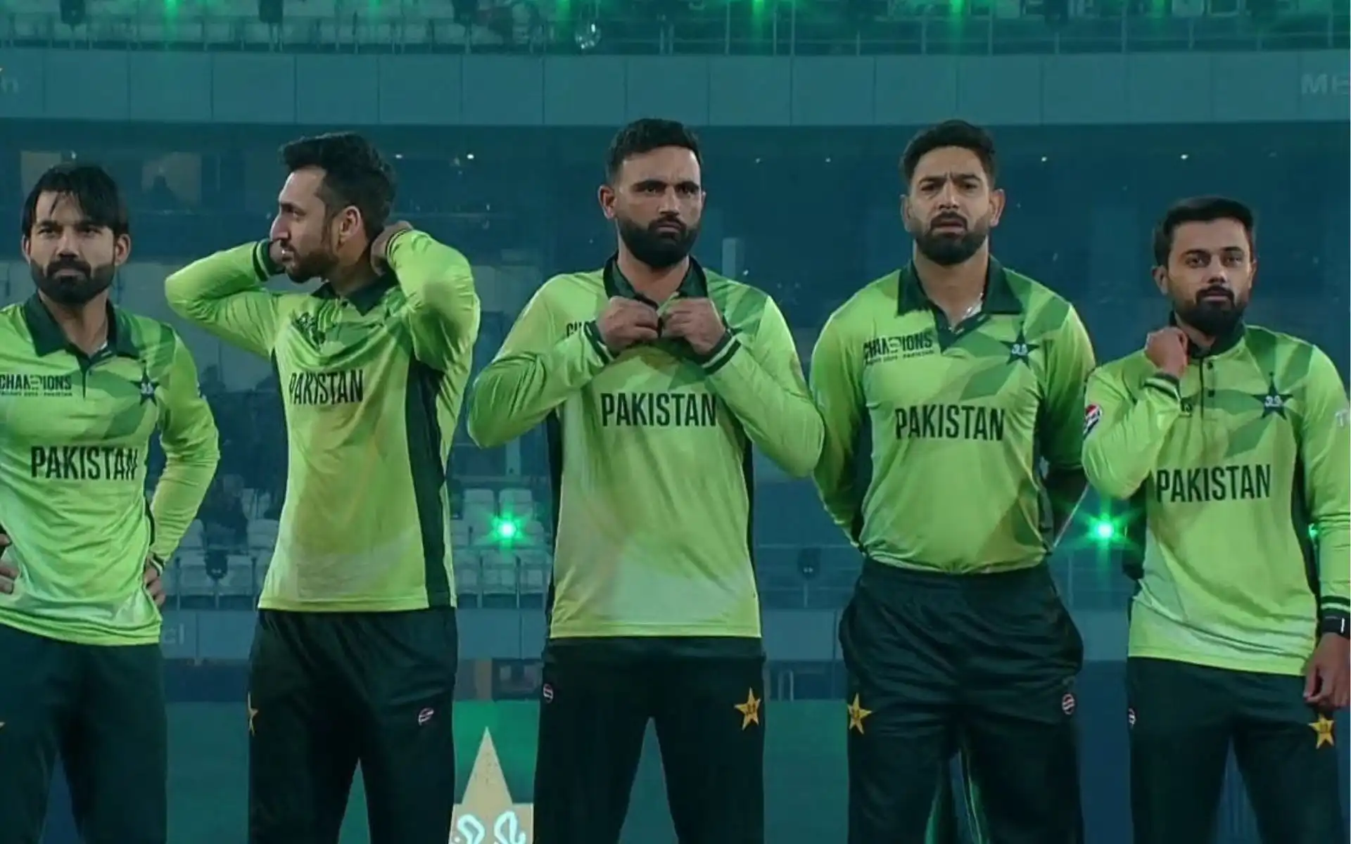 Pakistan team ahead of Champions Trophy 2025 [Source: @rajatahir27/x.com]