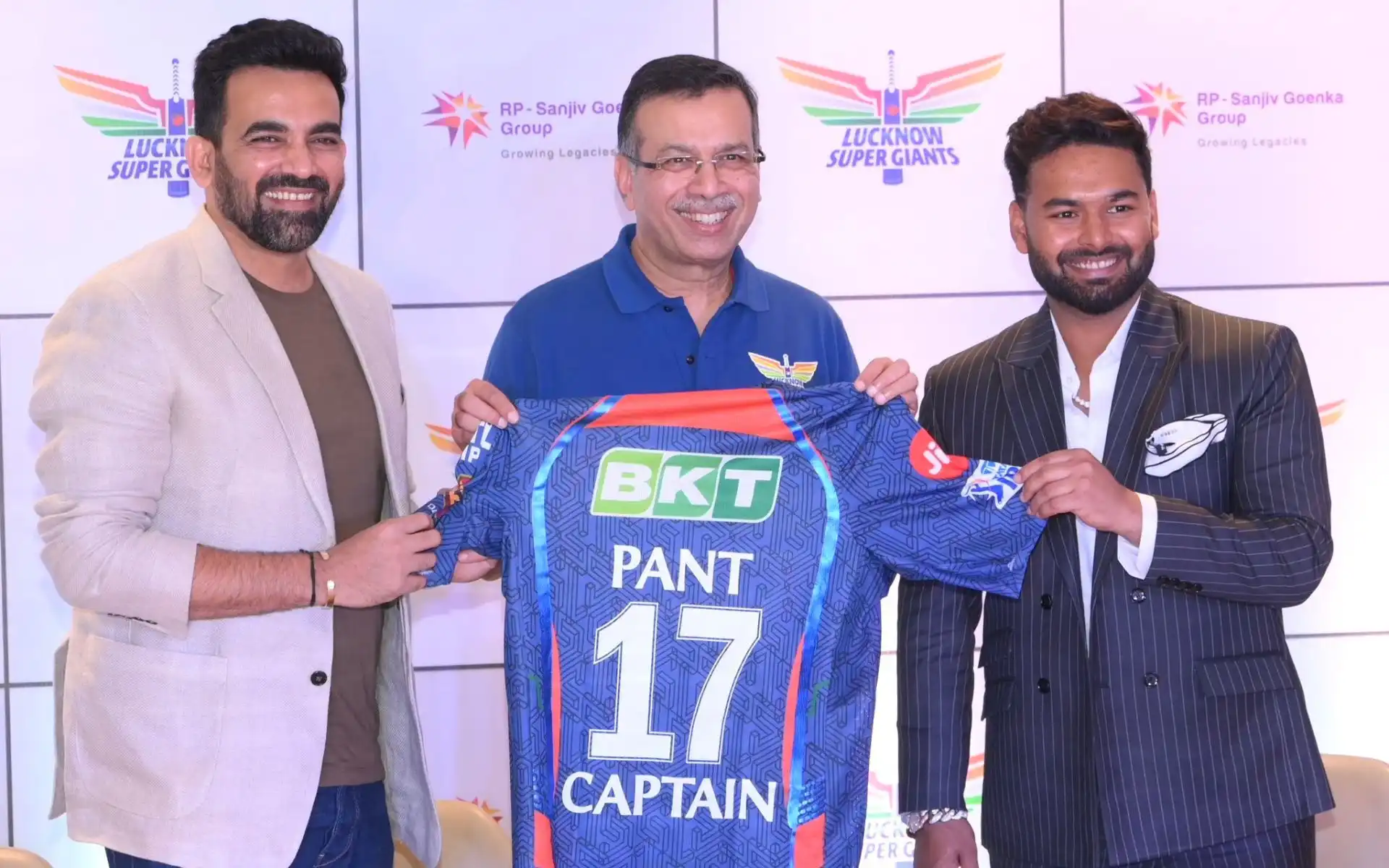 Zaheer Khan, Sanjiv Goenka and Rishabh Pant (Source: @DrSanjivGoenka/X.com)