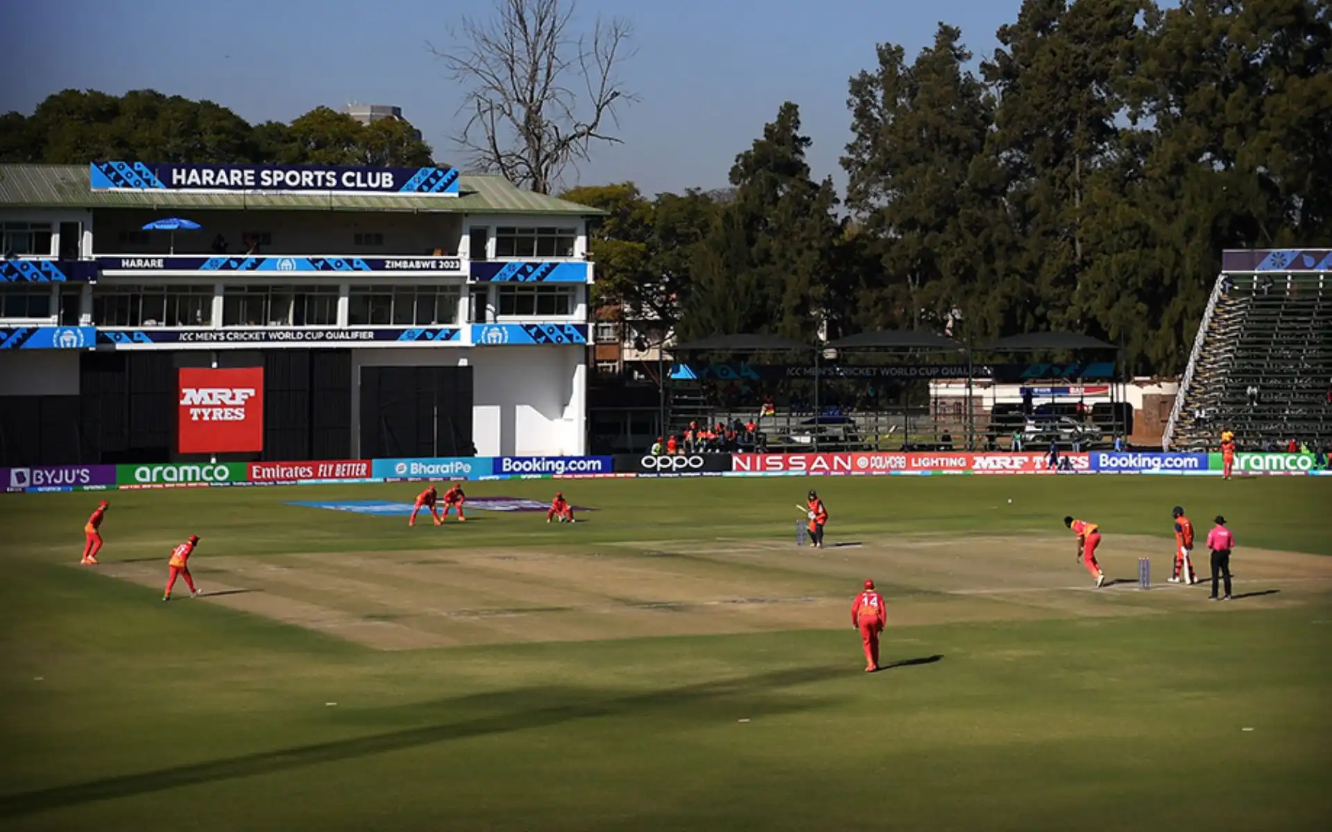 Harare Sports Club Pitch Report [Source: @ICC/x.com]