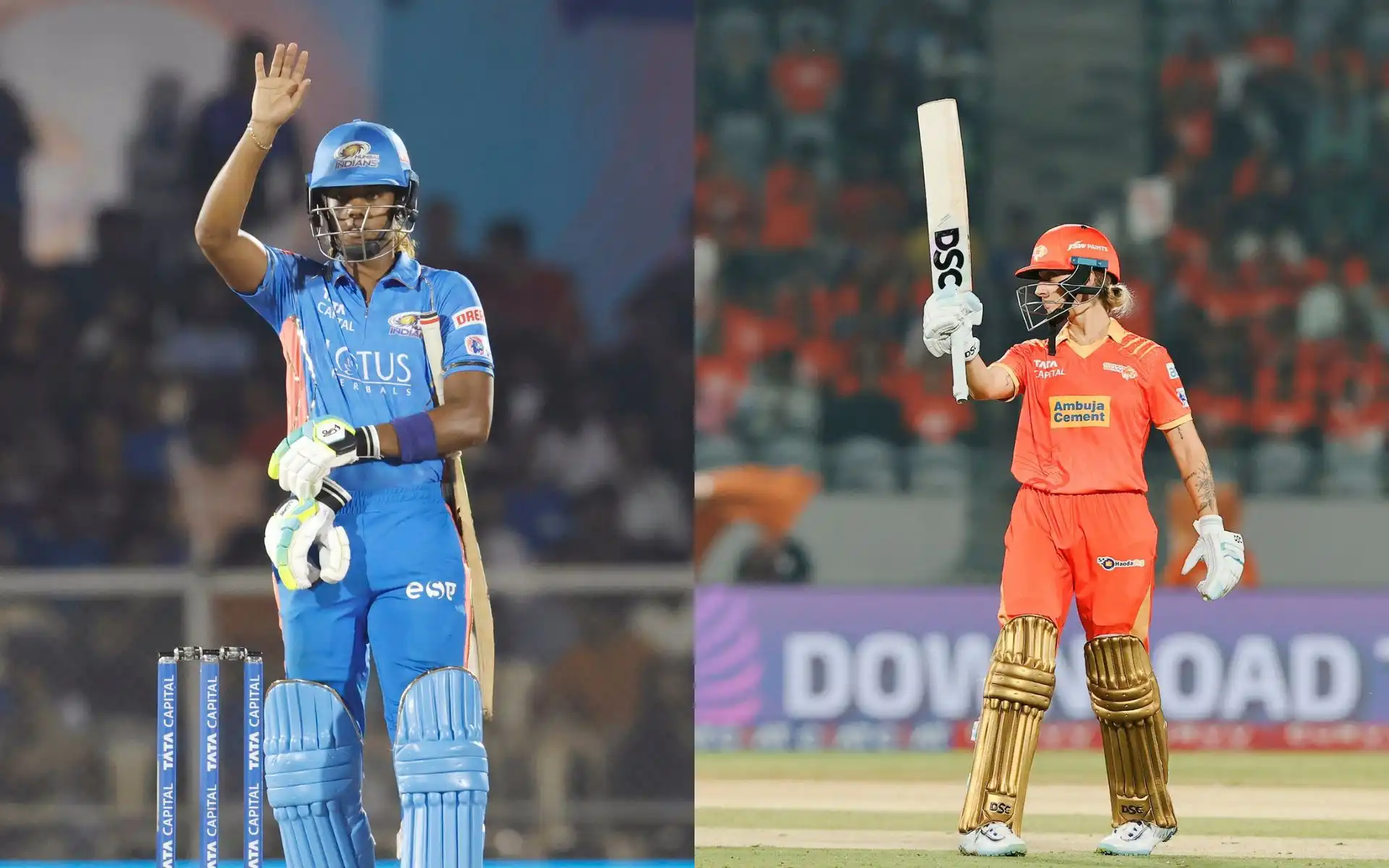 Captain/Vice-Captain Choices For GJ-W vs MUM-W Clash (Source: @MIFansArmy/x.com, @HegdeAni/x.com)