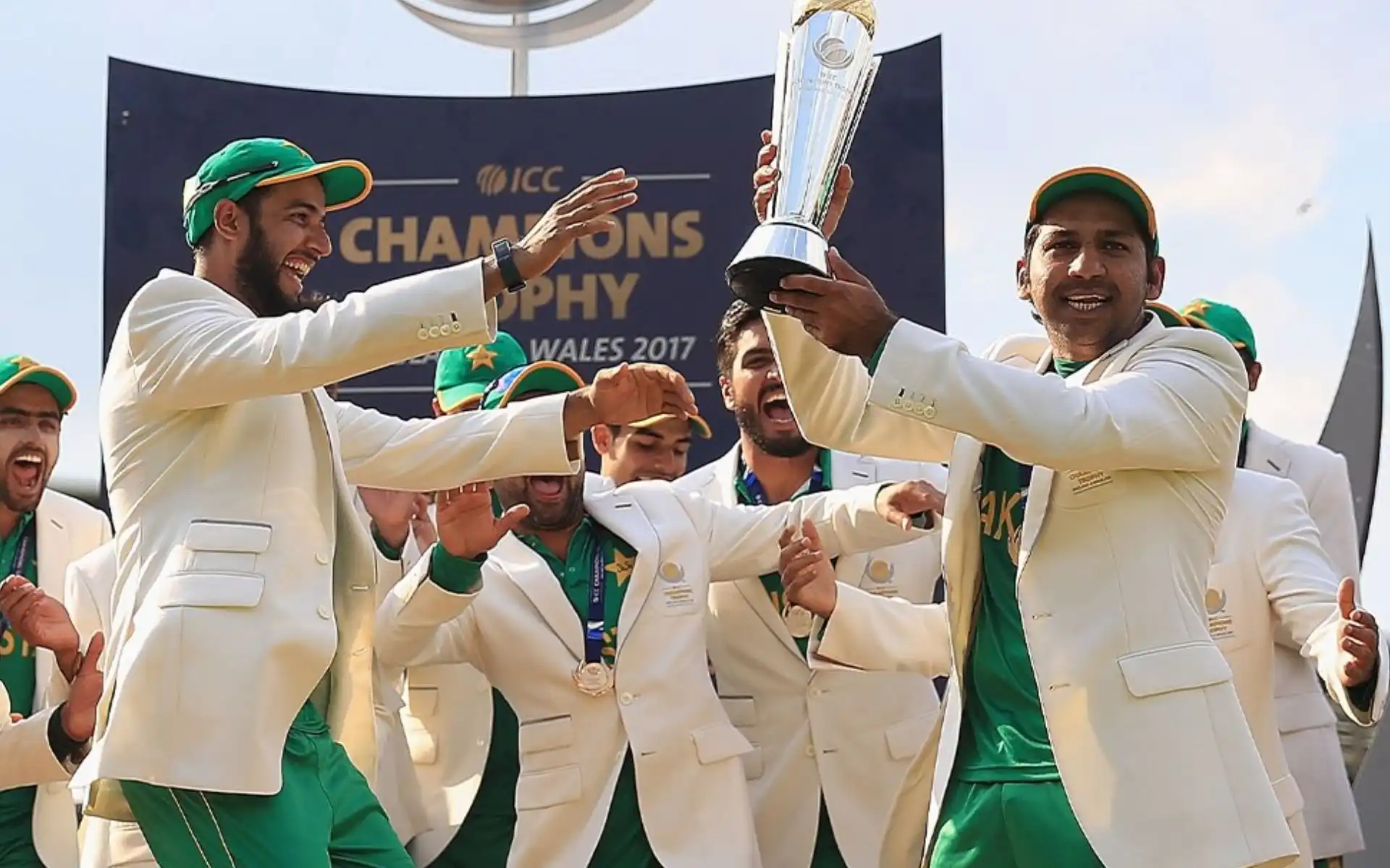 Pakistan lifts the Champions Trophy [Source: @ICC/X.com]