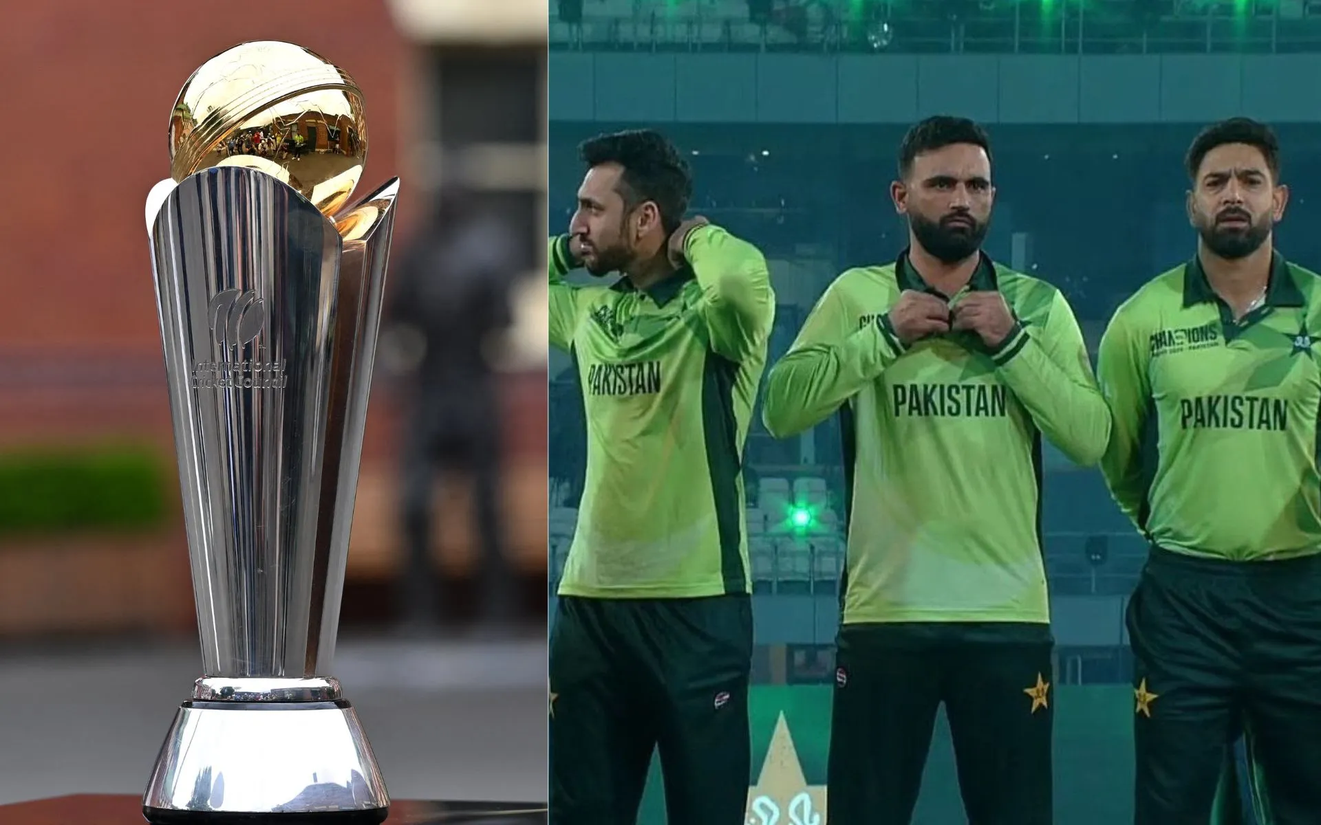 Pakistan team ahead of Champions Trophy 2025 [Source: @ICC, @rajatahir27/x]