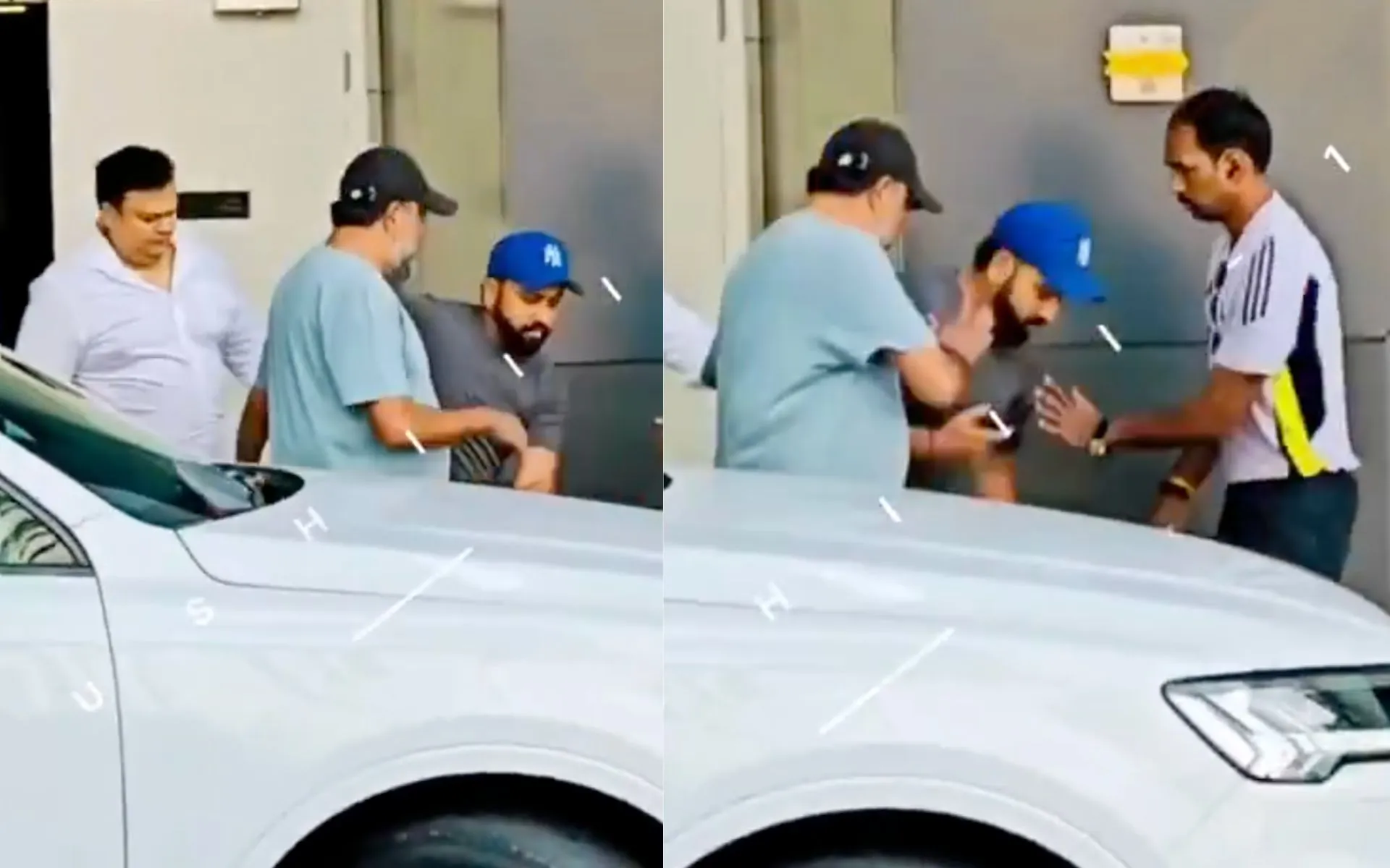 Rohit almost slips [Source: @rushiii_12/X.com]
