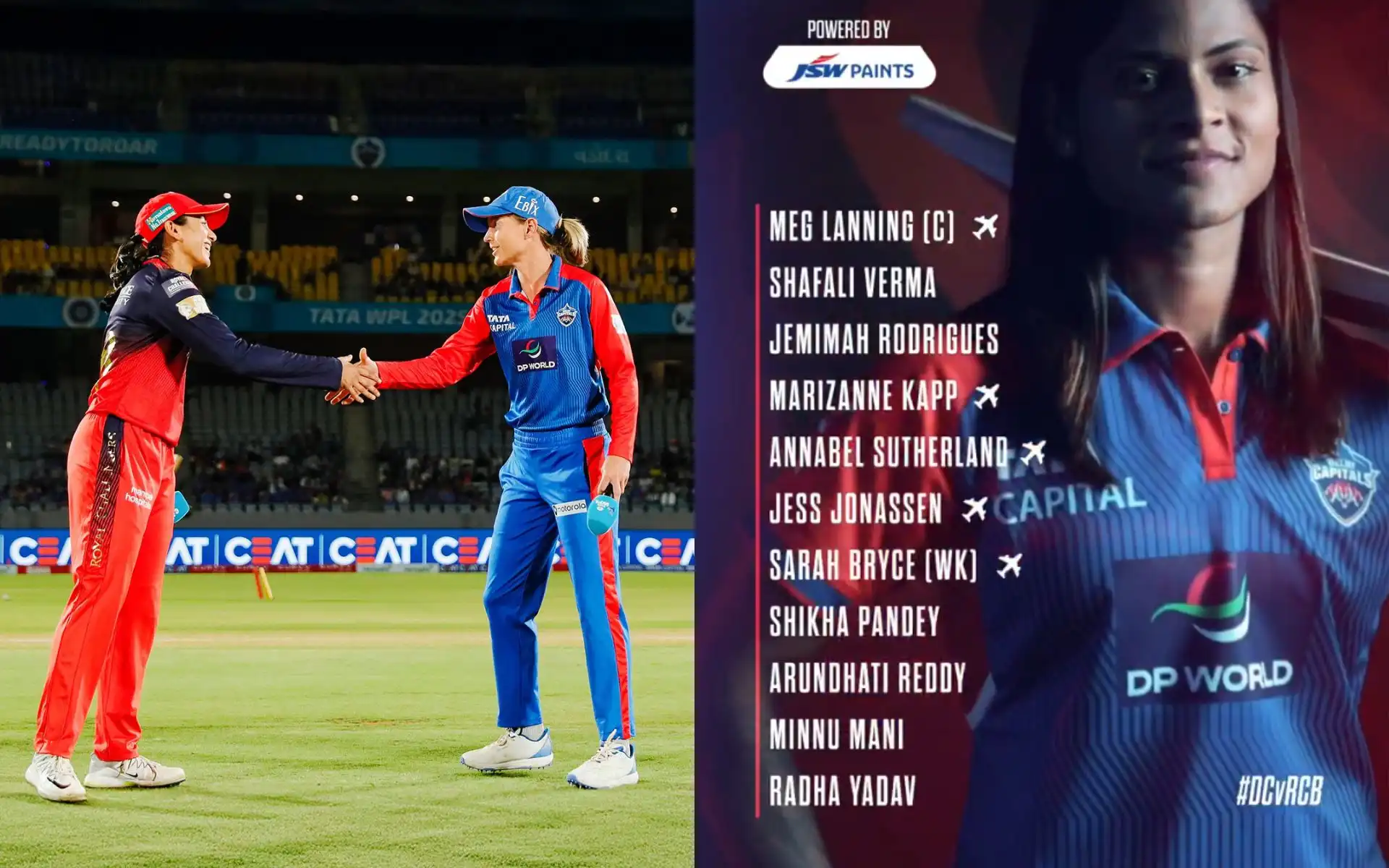 Why DC Is Playing With 5 Overseas Players In WPL Match Vs RCB?