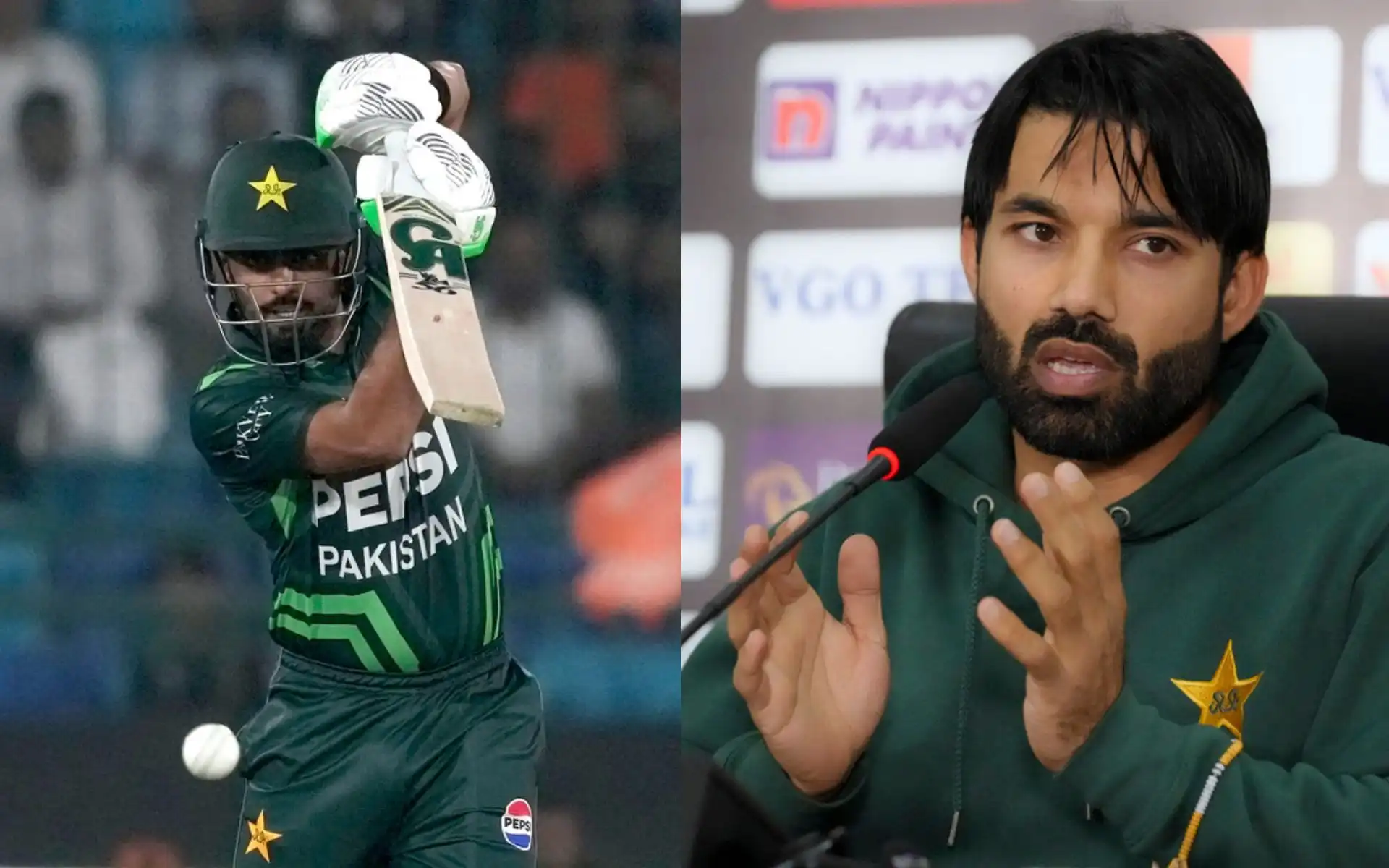 Babar Azam and Mohammad Rizwan [Source: AP]