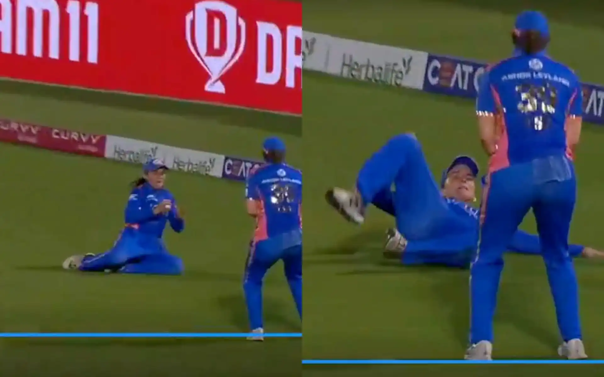 Amelia Kerr's superb catch vs GG-W [Source: @kuchbhi12341416/X]