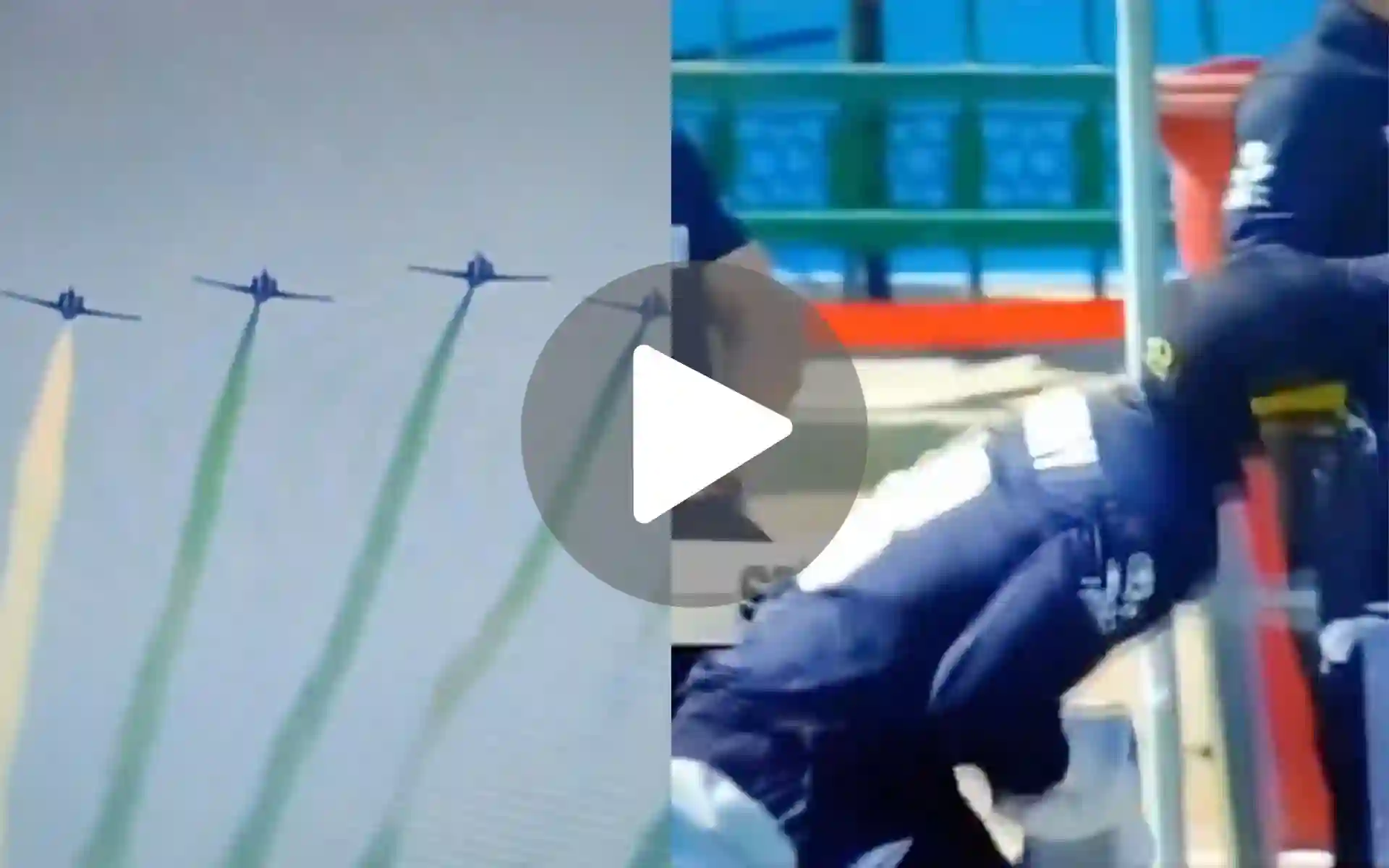 [Watch] Pakistani Fighter Jets Light Up Champions Trophy With Manoeuvres During Opening Act