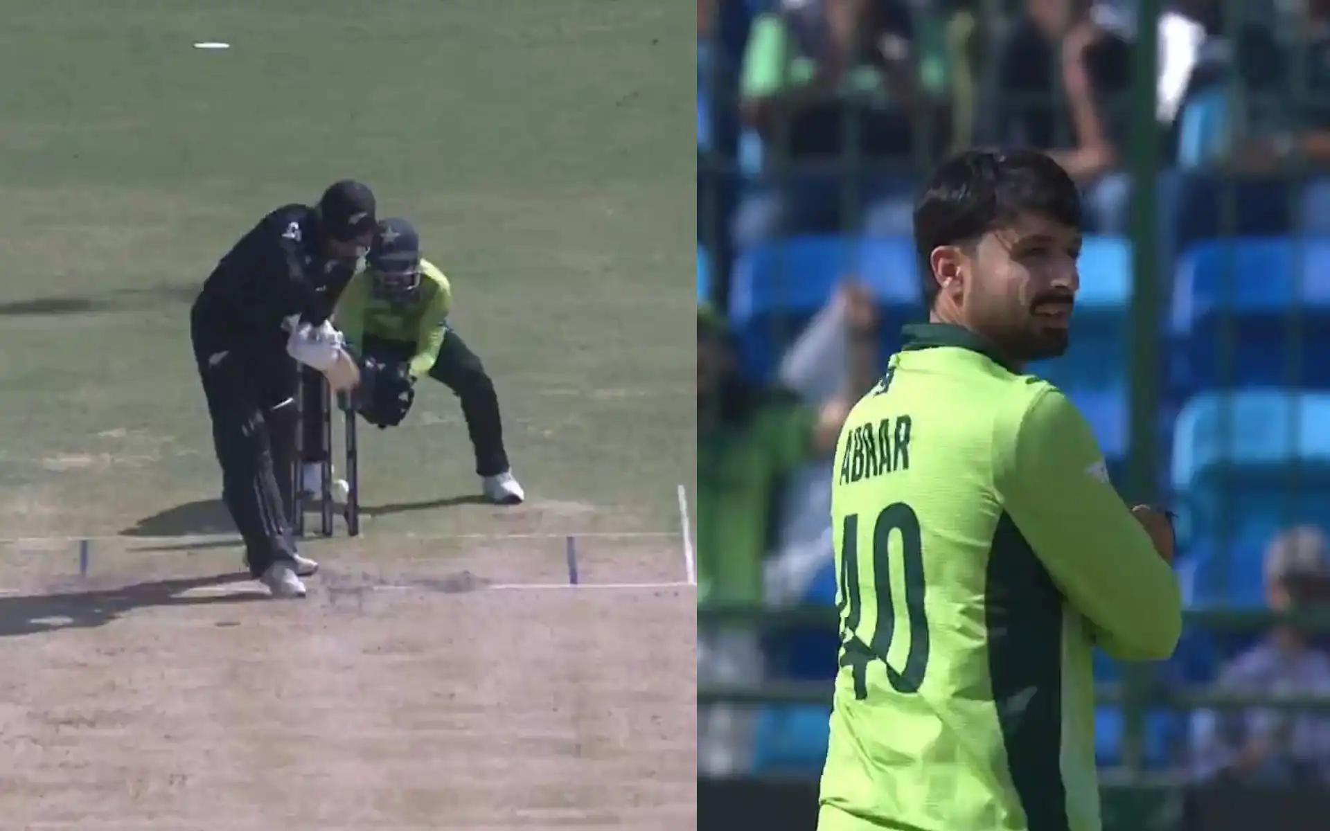 Abrar Ahmed Mocks Devon Conway [Source: @PakPassion/X.com]