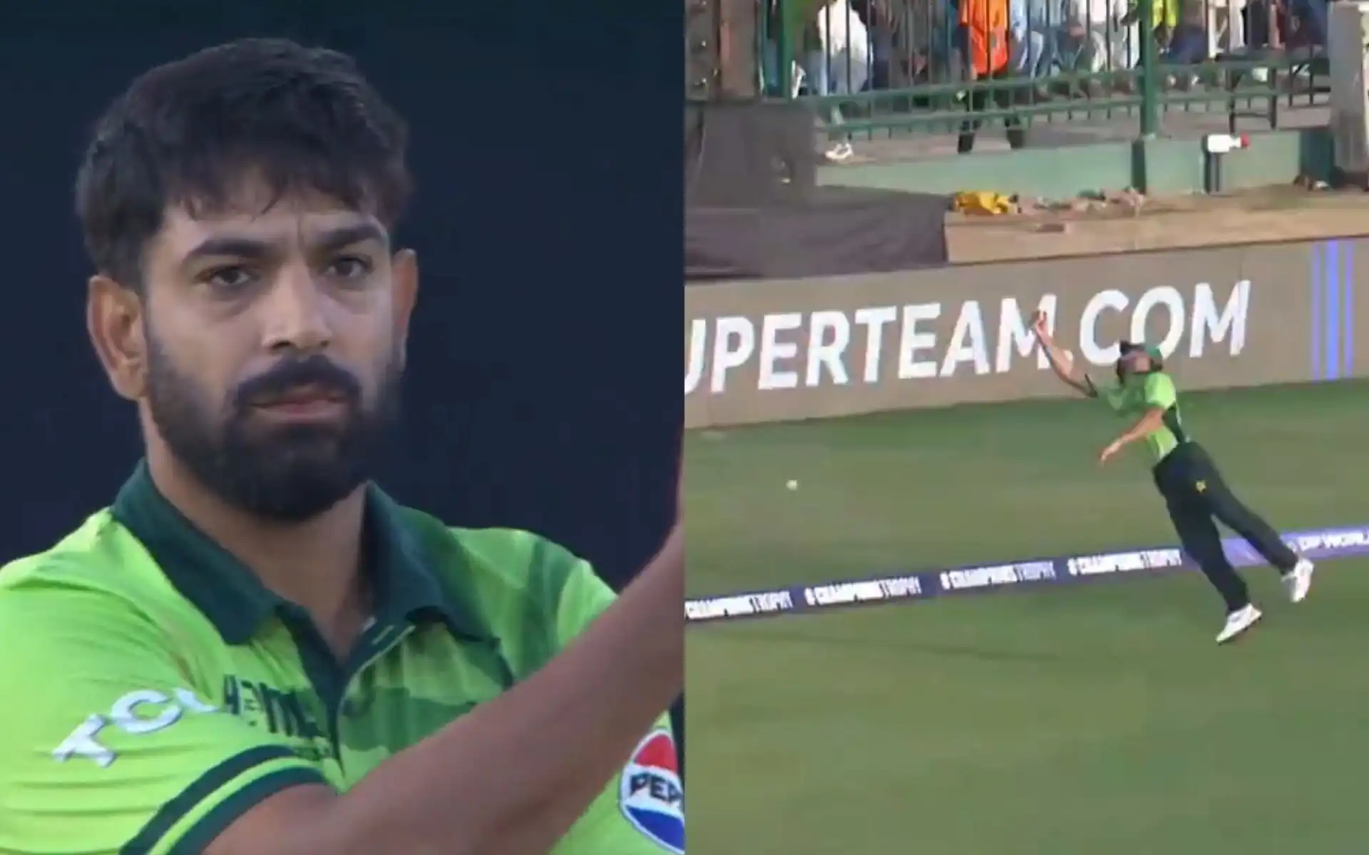 Haris Rauf was angry at Khushdil Shah (Source: @kuchbhi1234567/X.com)