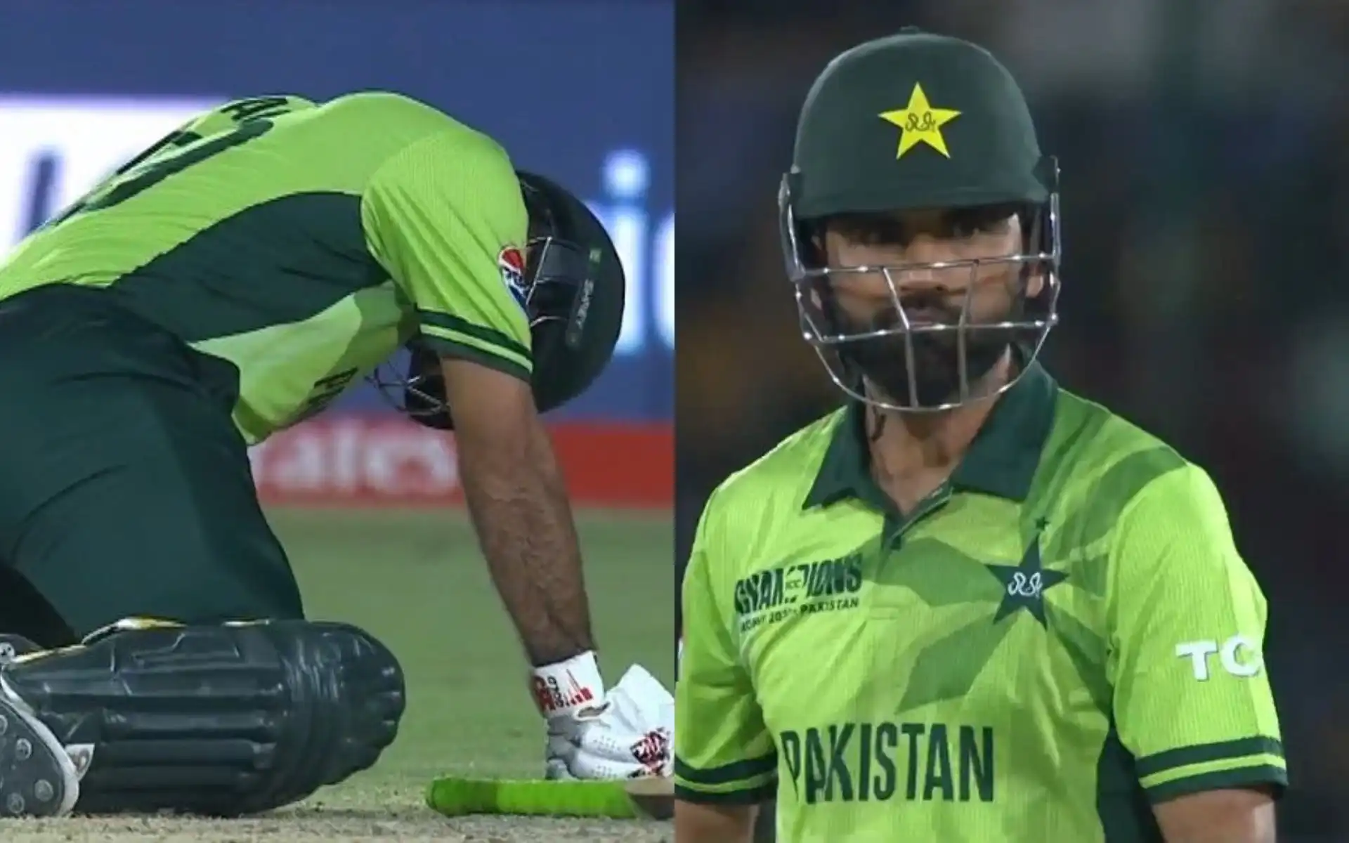 Fakhar Zaman struggled in Champions Trophy opener (Source:@_FaridKhan/X.com)