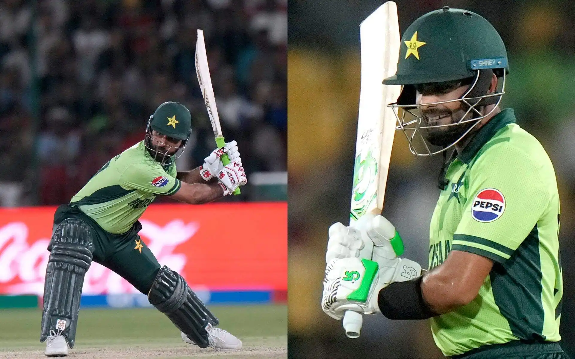 Fakhar Zaman and Babar Azam in action on Wednesday (Source: AP Photos)