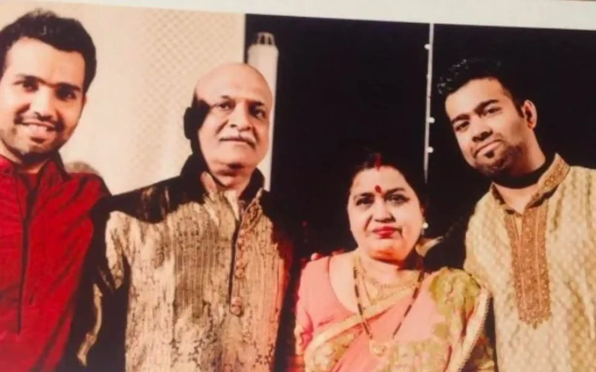 Rohit Sharma’s family members [Source: @purnima_1203/Instagram]