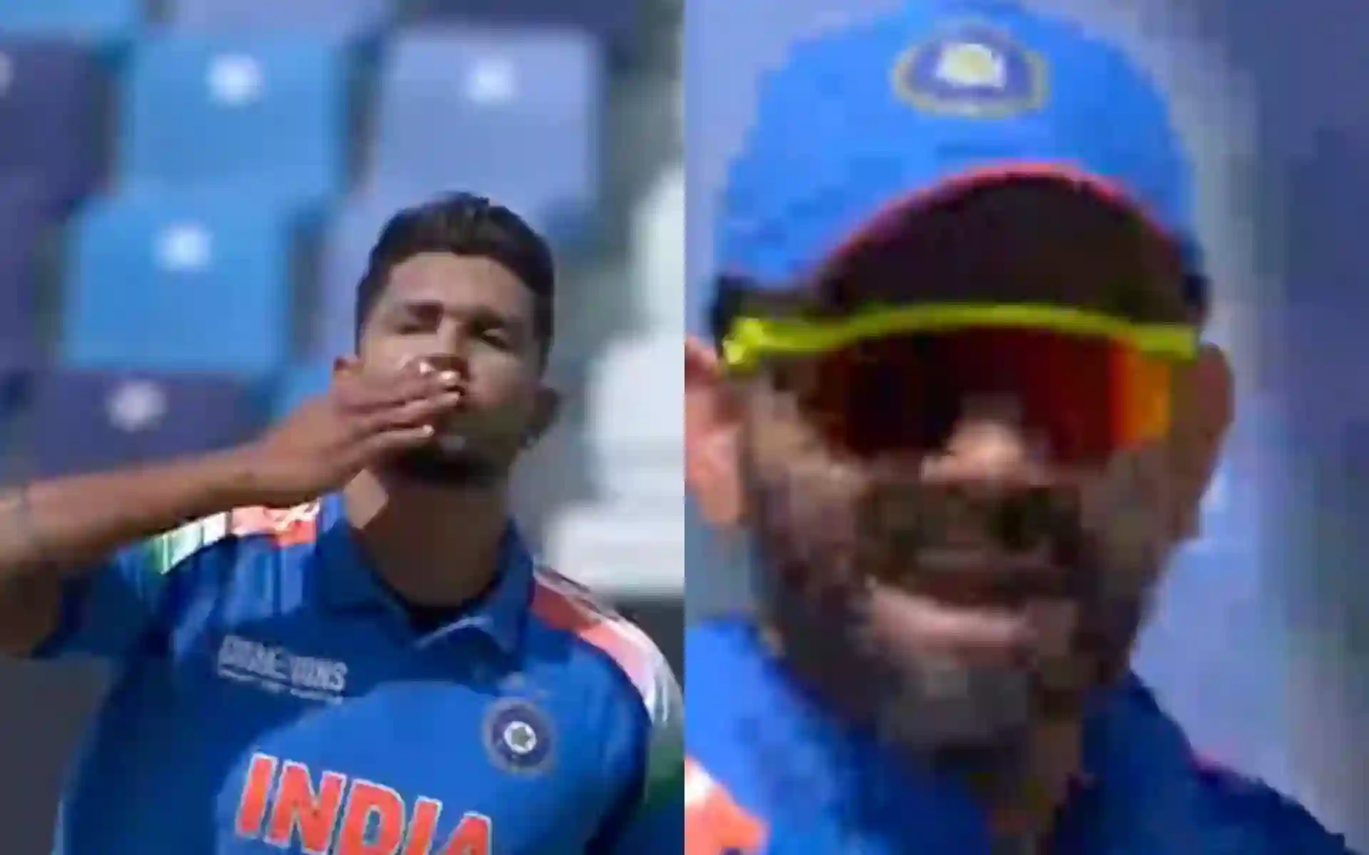 Kohli, Harshit fiery send off [Source: @kuchbhi12341416/X.com]
