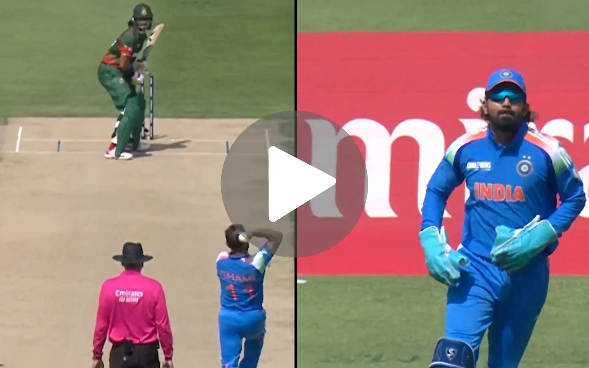 [Watch] Shami Justifies His Selection As He Marks His Return To ICC Event With A Bang