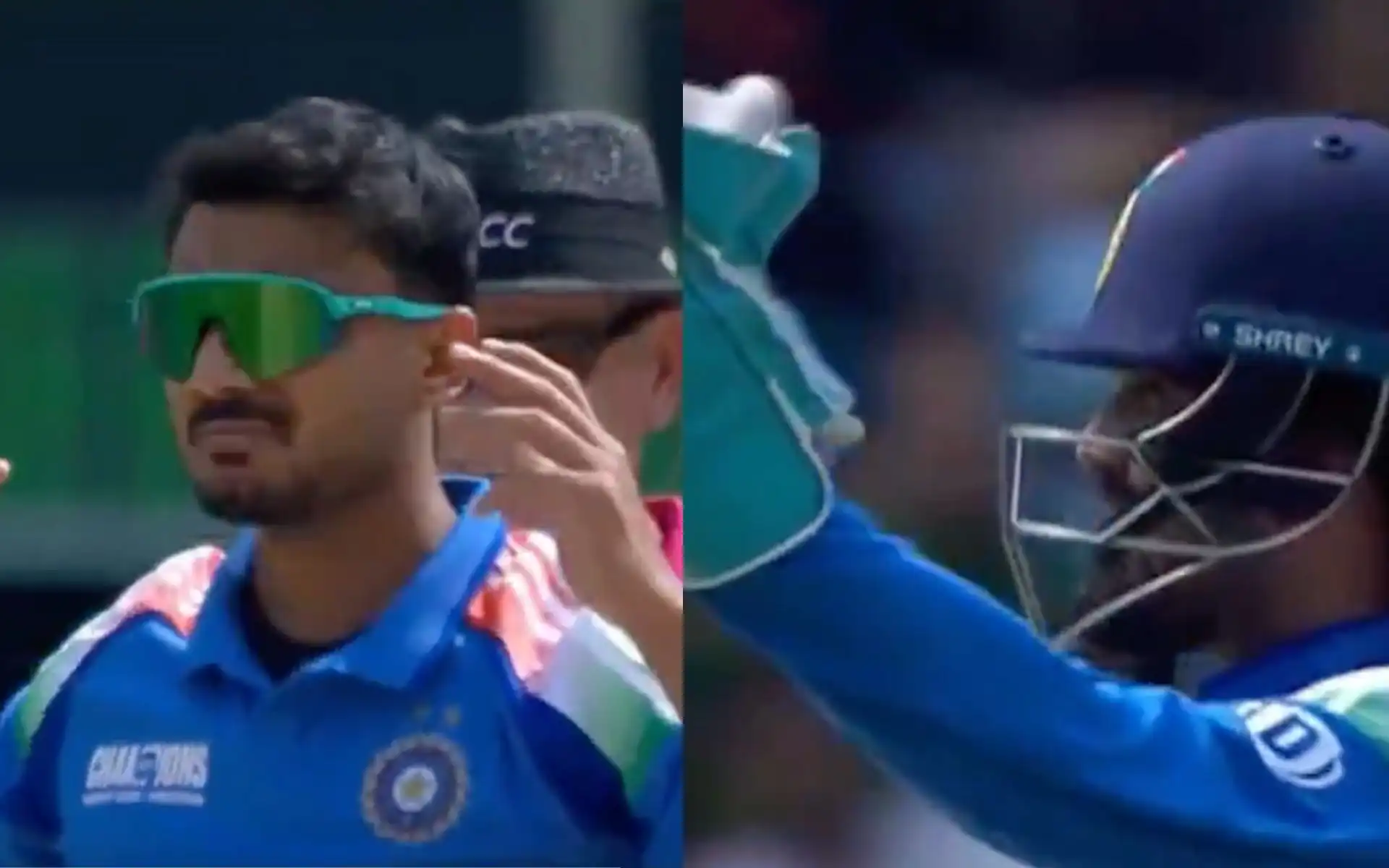 Axar Patel and KL Rahul (Source:@kuchbhi12341416/X.com)