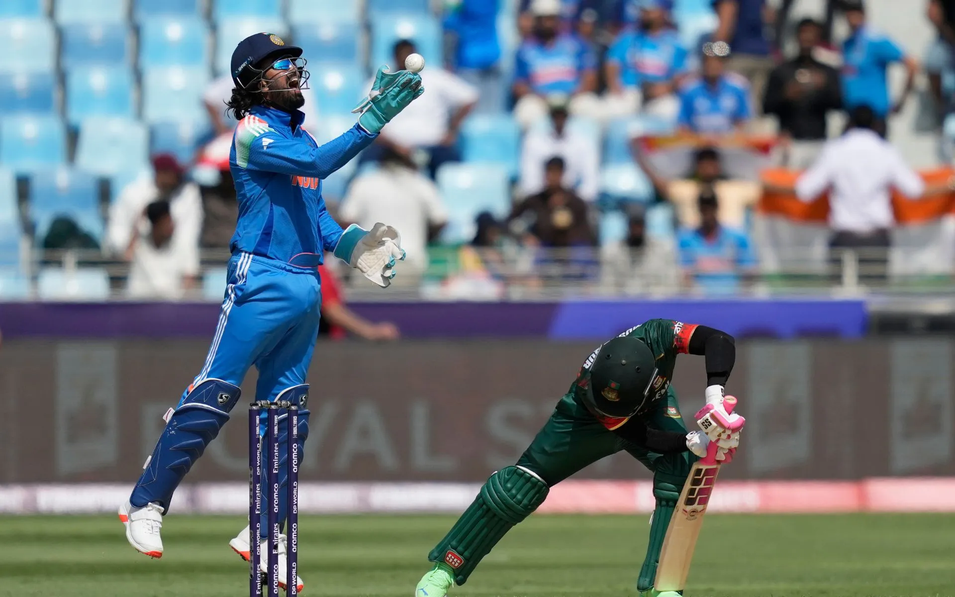 India reduces Bangladesh to 39/5 inside 10 overs. [Source - AP Photos]