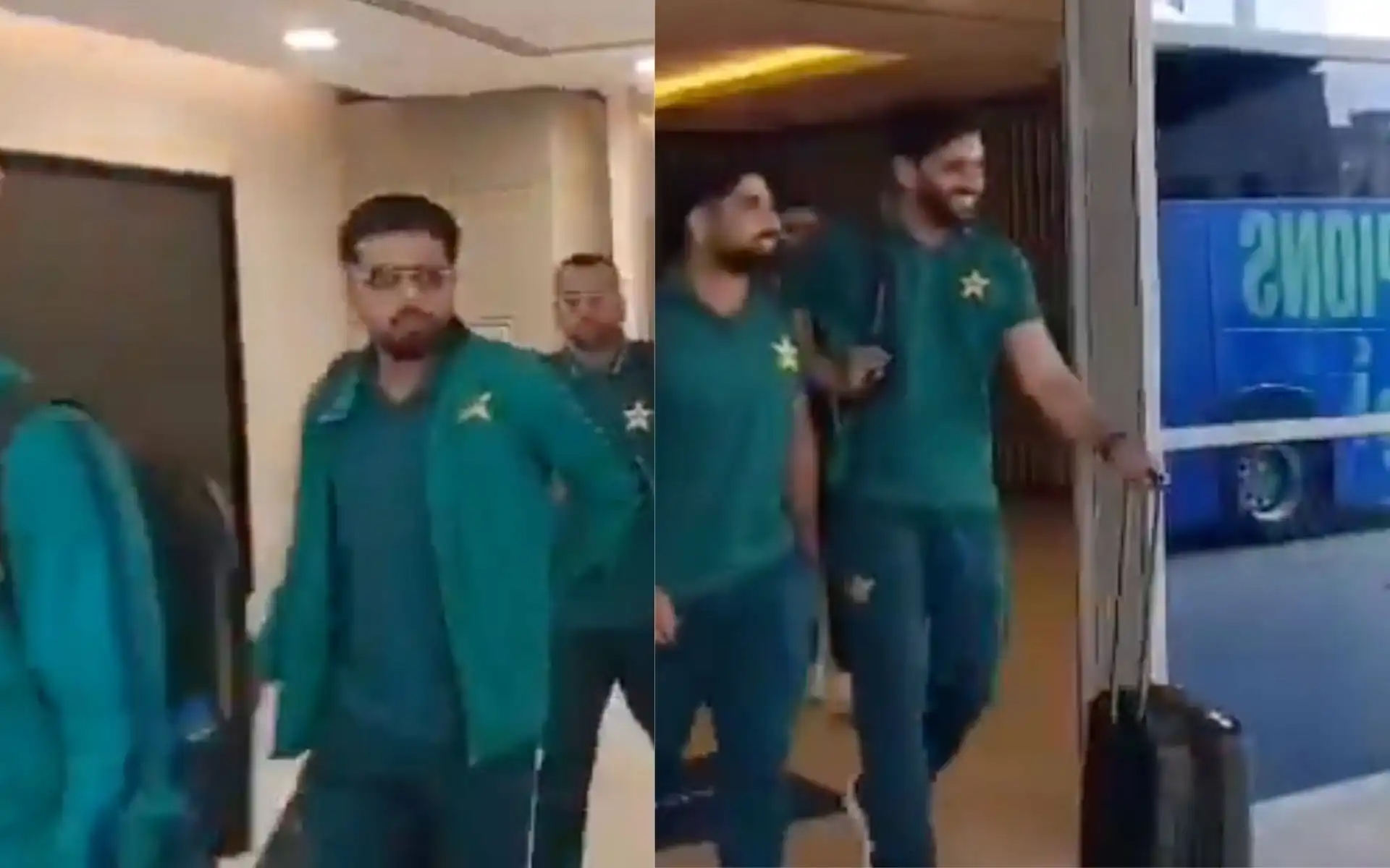 Pakistan team reaches Dubai (Source:@Rnawaz31888/X.com)