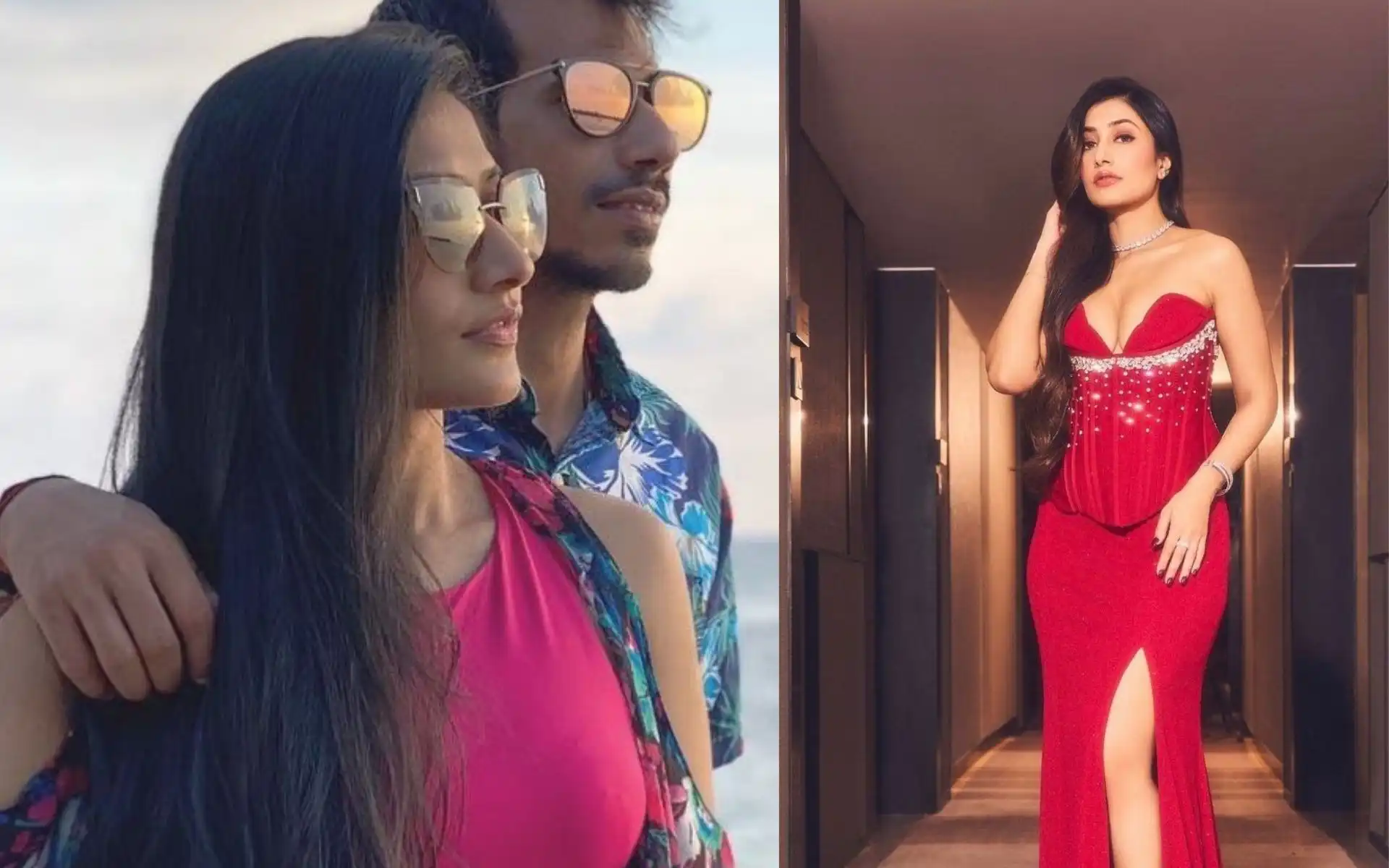 Yuzvendra Chahal with Dhanashree Verma (Source:@DhanshreeVerma9/X.com)