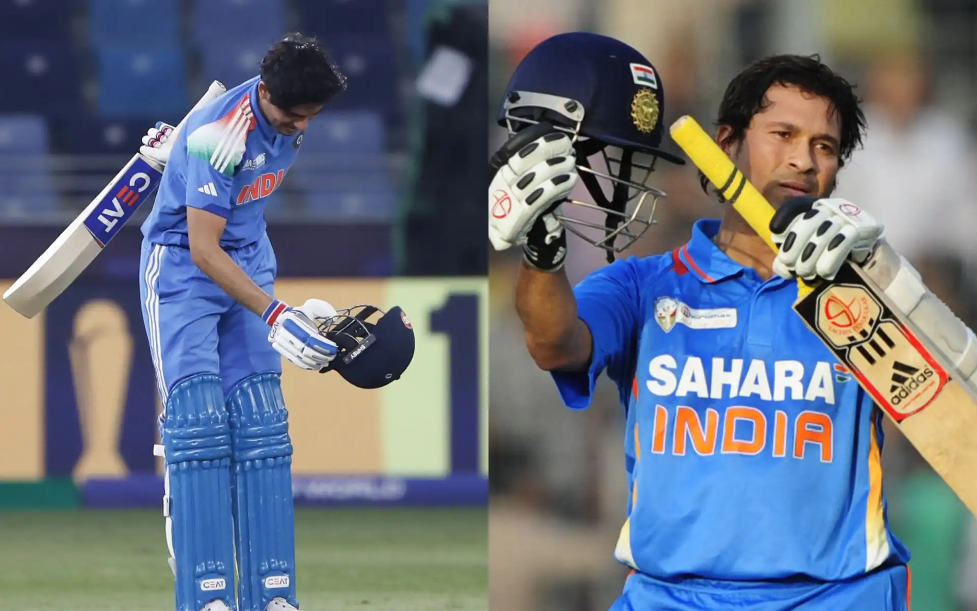Shubman Gill and Sachin Tendulkar [Source: @ShubmanGill/X.com]
