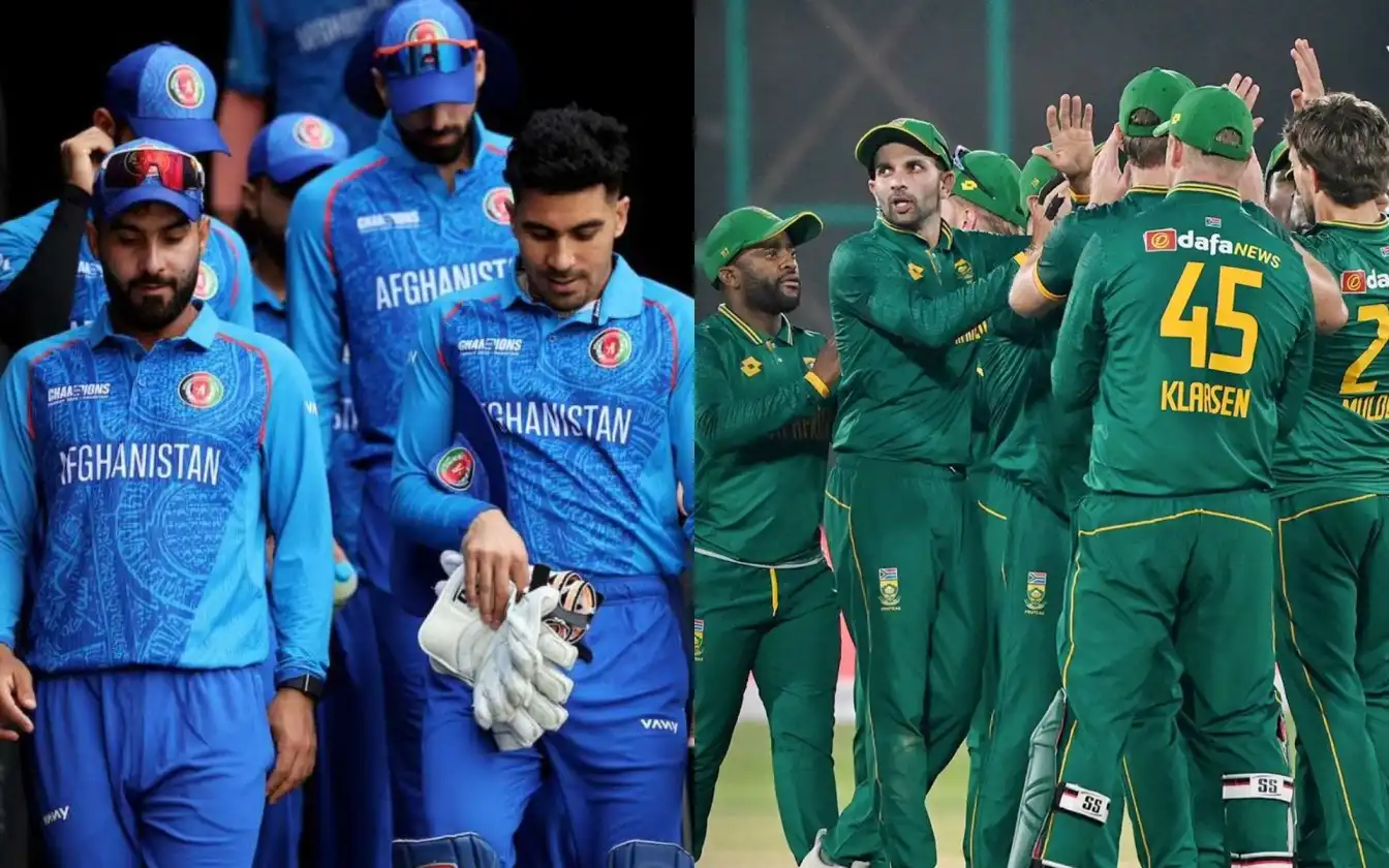 Afghanistan will face South Africa in Champions Trophy 2025 [Source: @AjayJadeja171, @ProteasMenCSA/X.com]