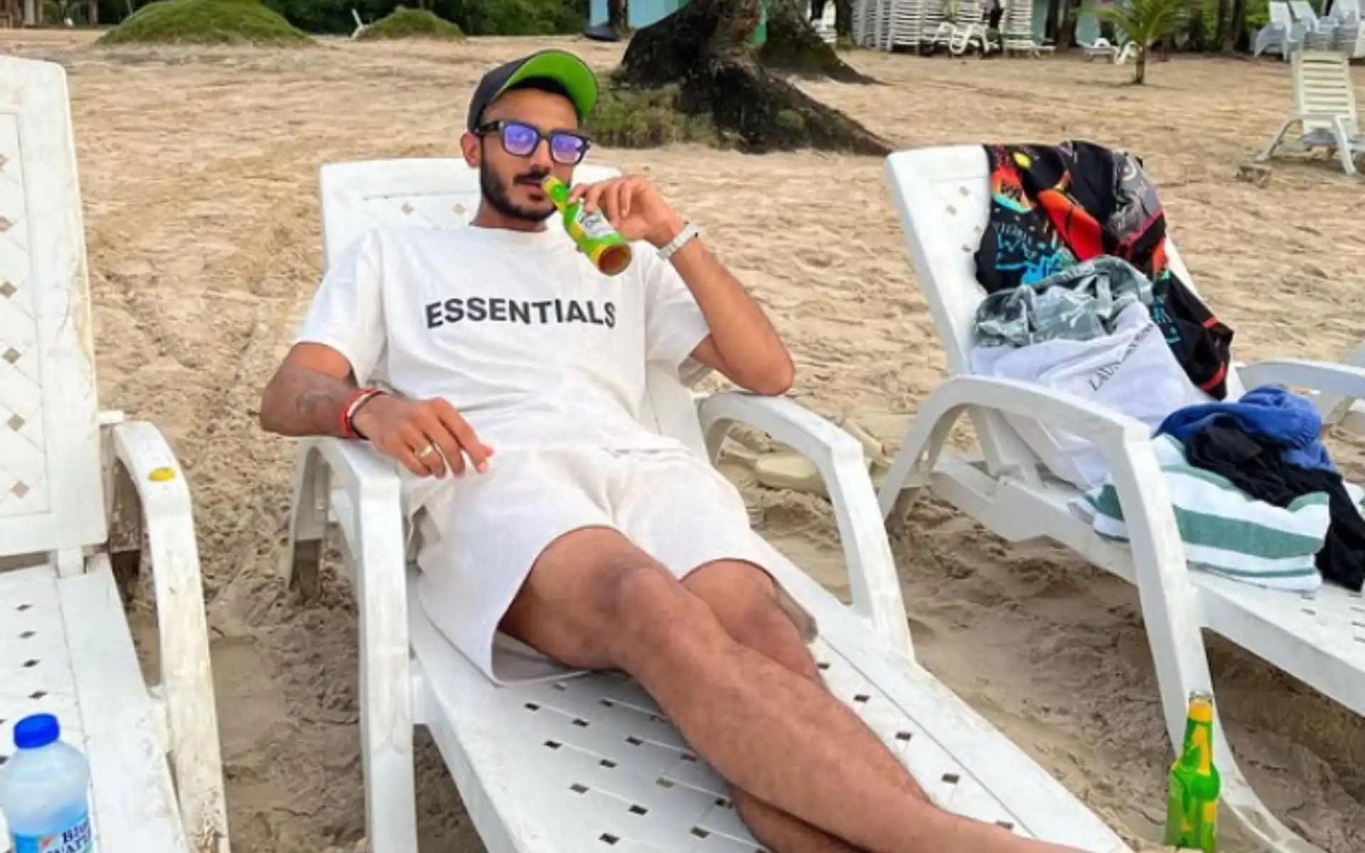 Axar Patel during a vacation [Source: @akshar.patel/instagram.com]