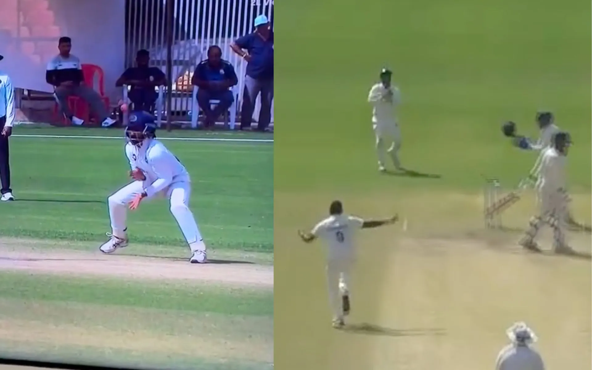 Bizarre dismissal in Ranji [Source: @super378/X.com]
